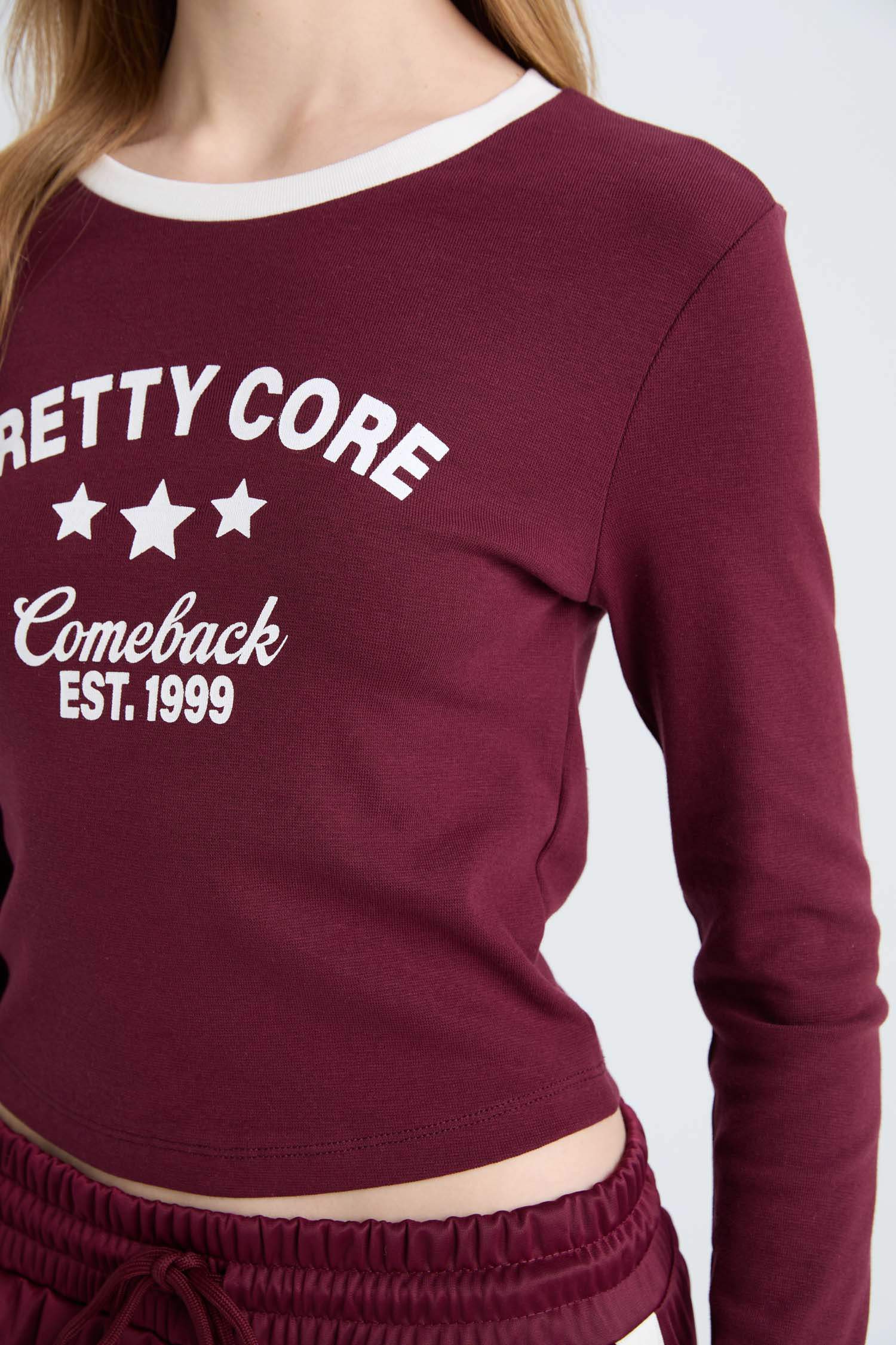 Кофта с принтом с круглым вырезом, Coool