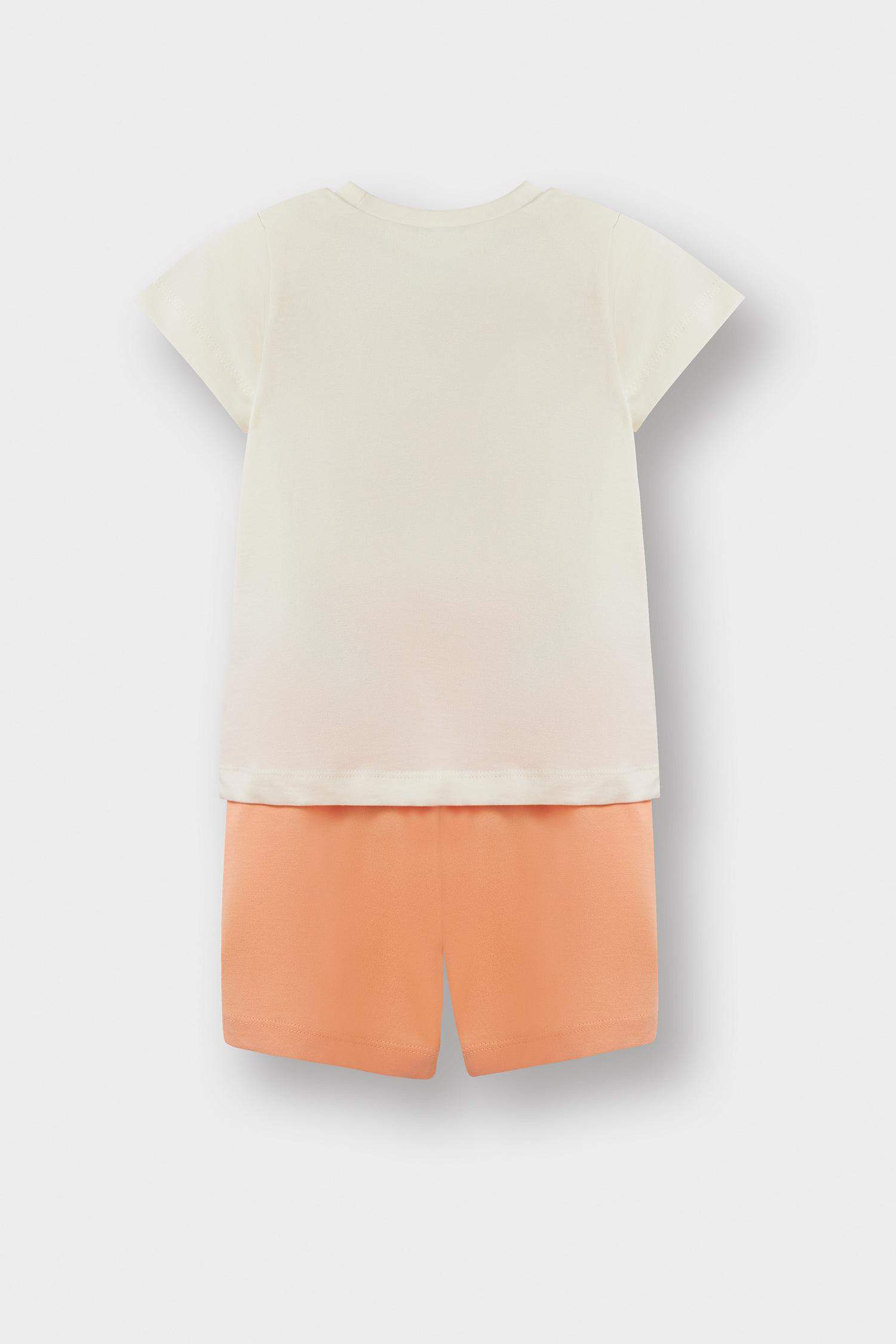 سيت بجامة بيبي بناتي بطبعة نجم - 4 قطع