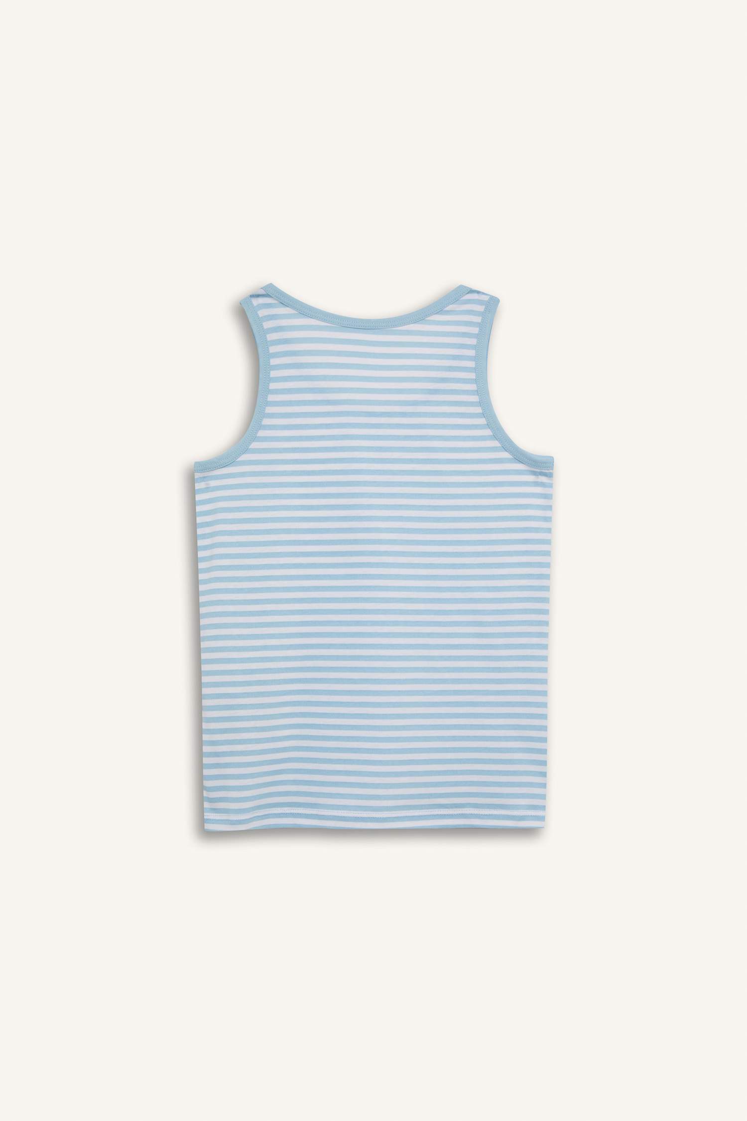 Erkek Çocuk Çizgili 2'li Atlet