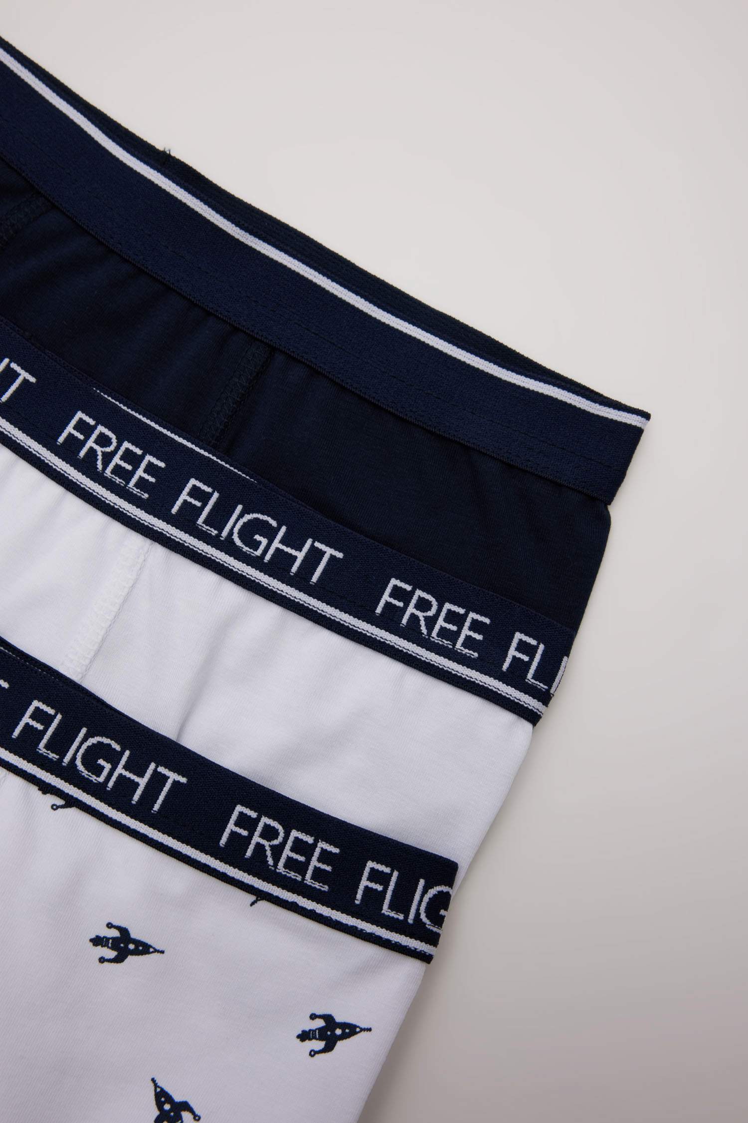 Erkek Çocuk Uzay Baskılı 3'lü Boxer