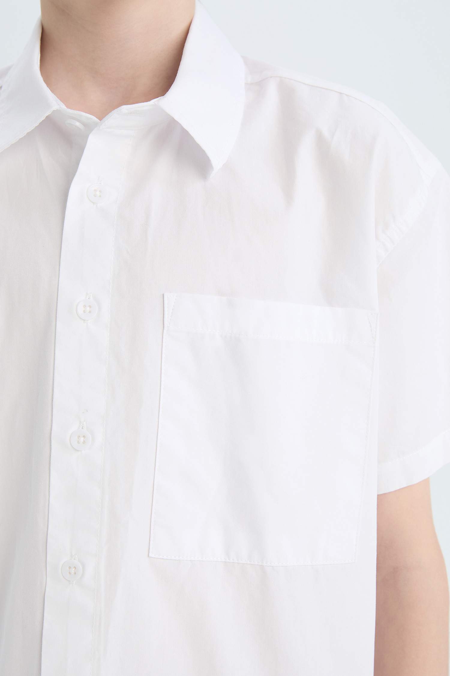 قميص بولو اولادي باراشوت نص كم اوفر سايز