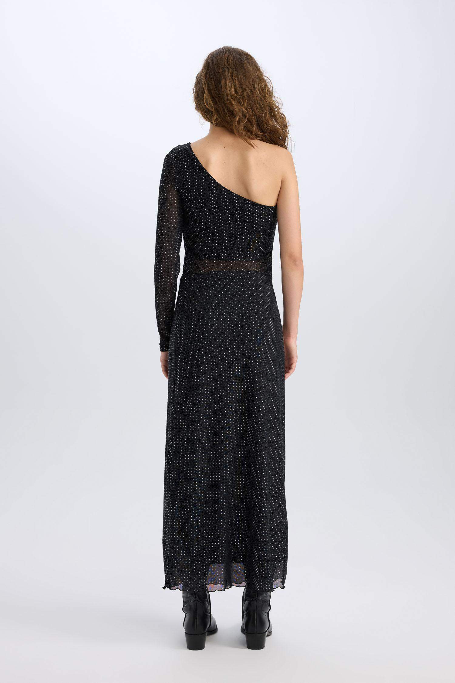 Jupe longue en Tricot Maille Taille haute