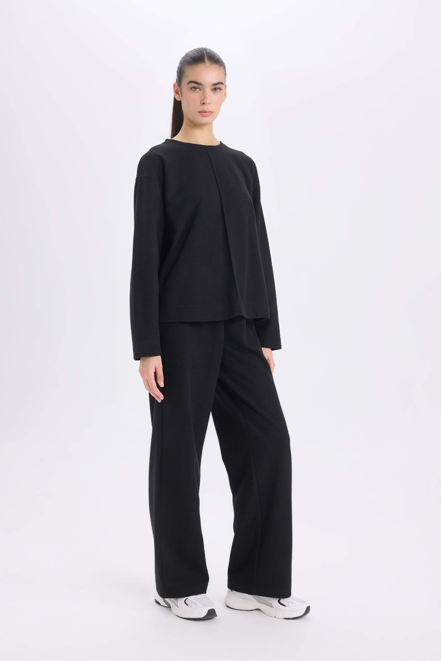 سيت سادة بيزك ردن طويل ورجل واسع - قطعتين