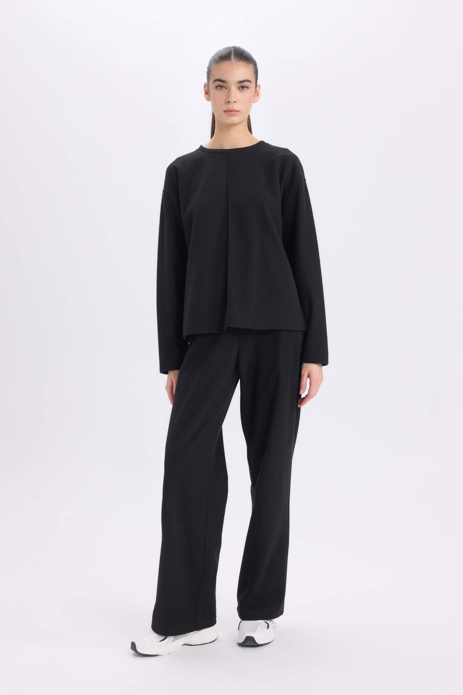 سيت سادة بيزك ردن طويل ورجل واسع - قطعتين