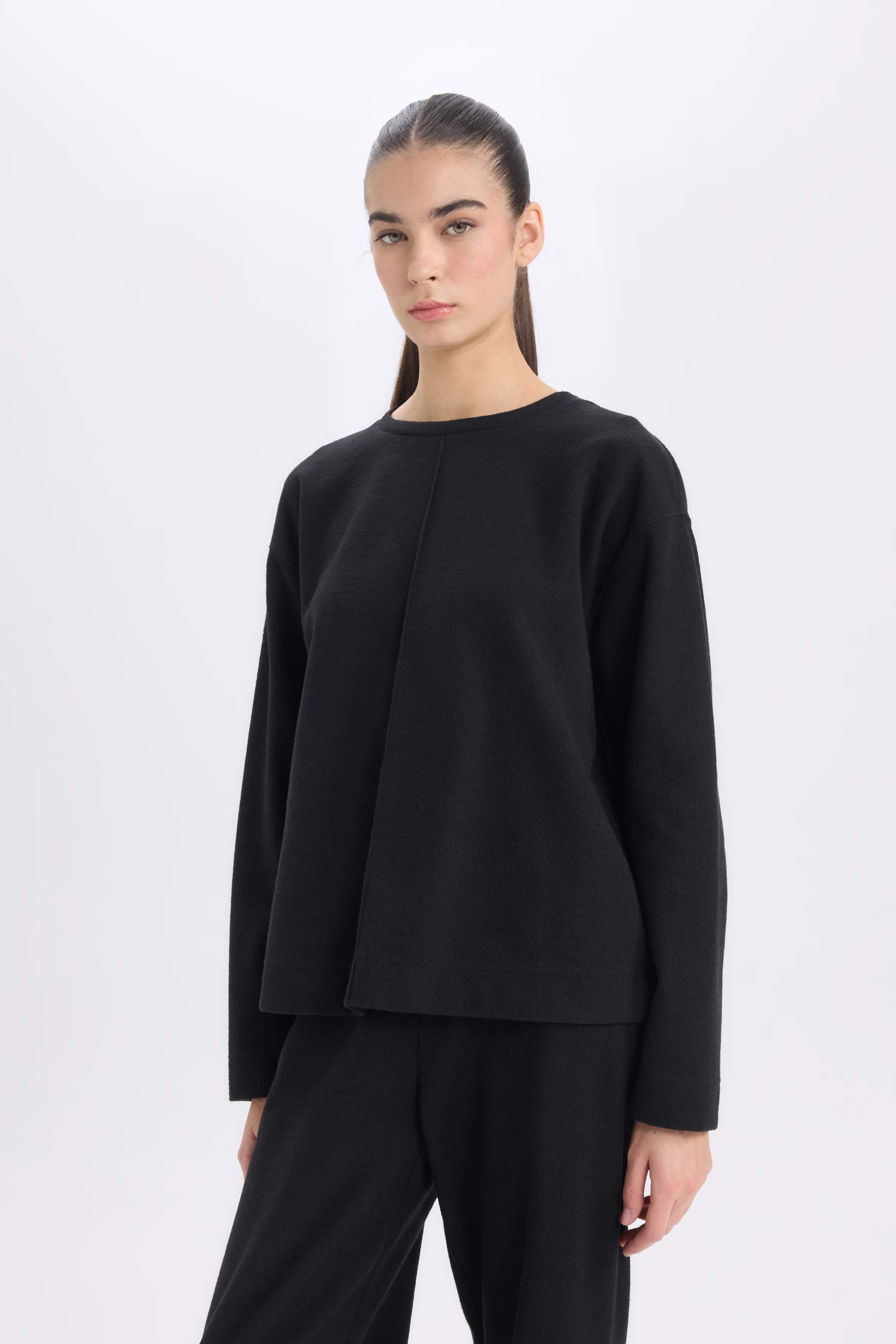 سيت سادة بيزك ردن طويل ورجل واسع - قطعتين