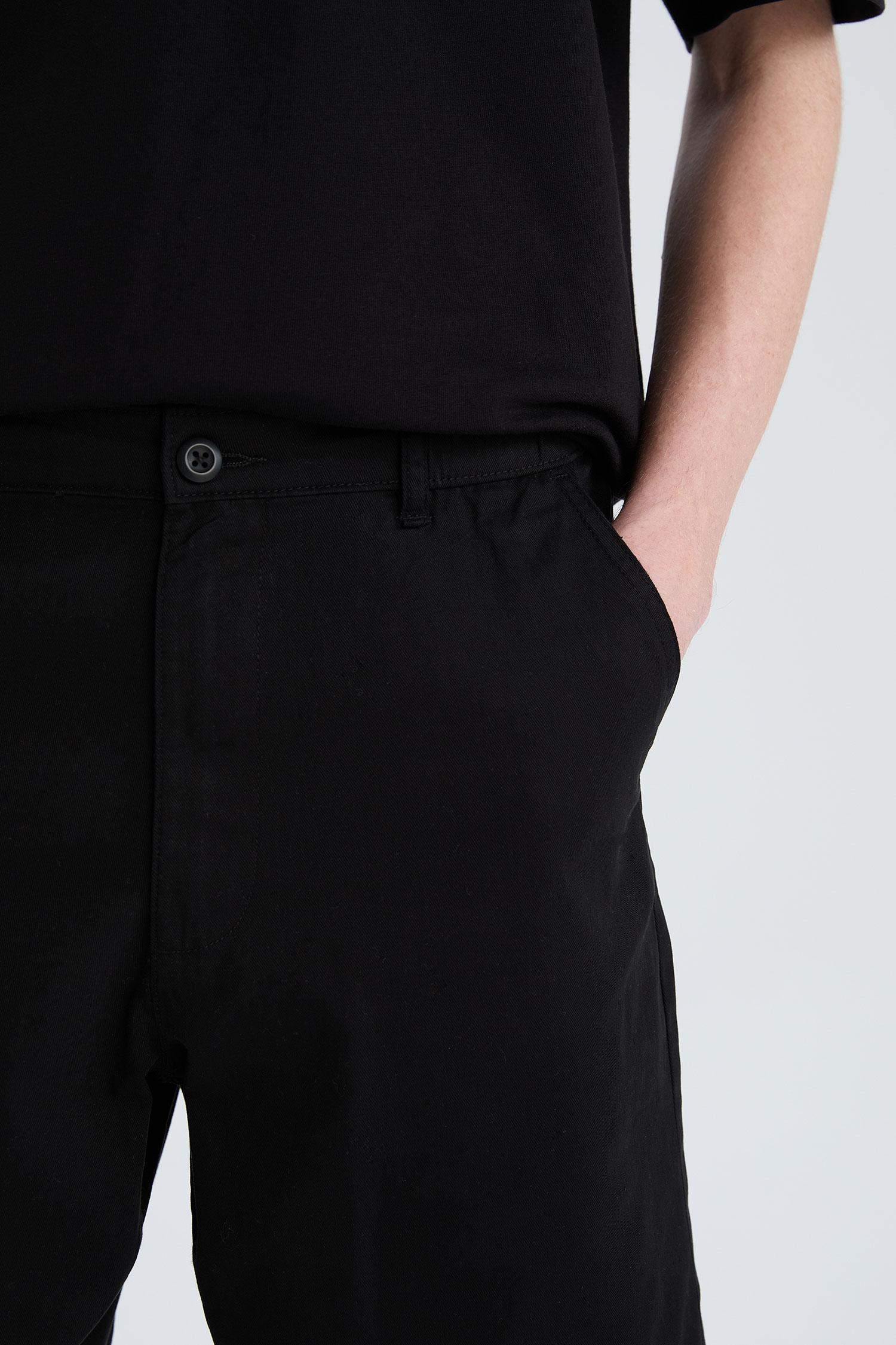 Short Bermuda en coton Coupe régulière