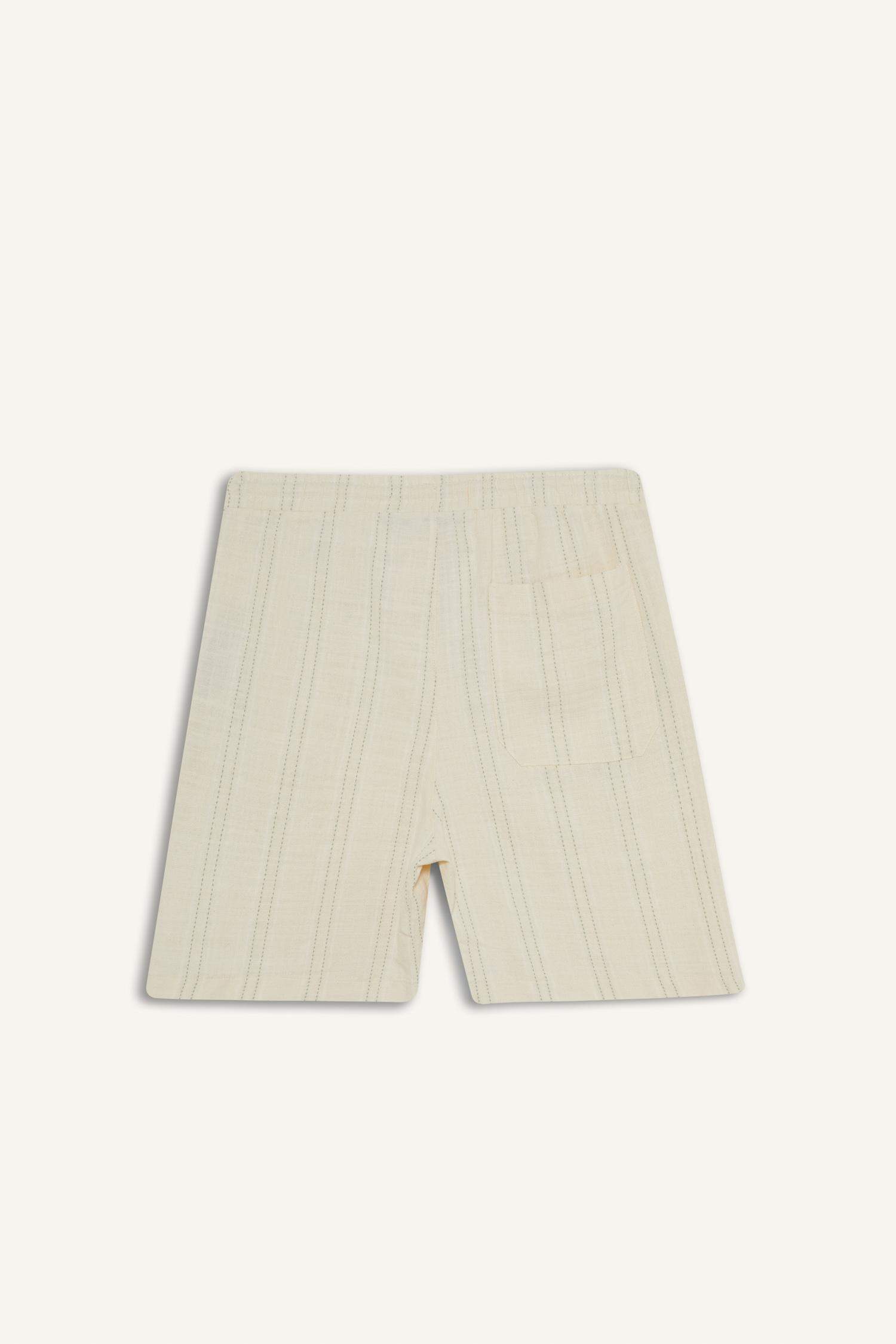 Relax Fit Cotton Bermuda Shorts