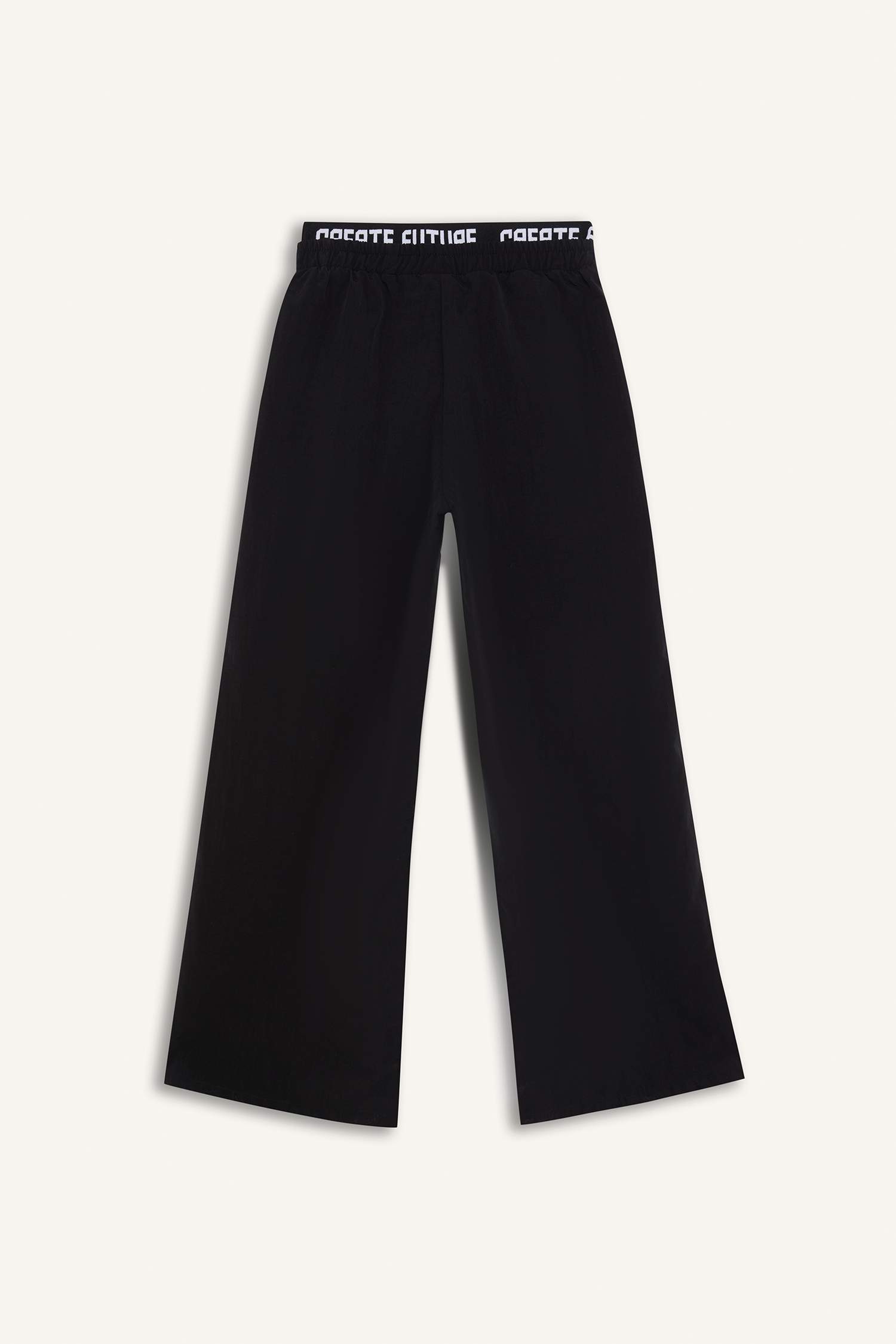 Girl Wide Leg Cotton Trousers