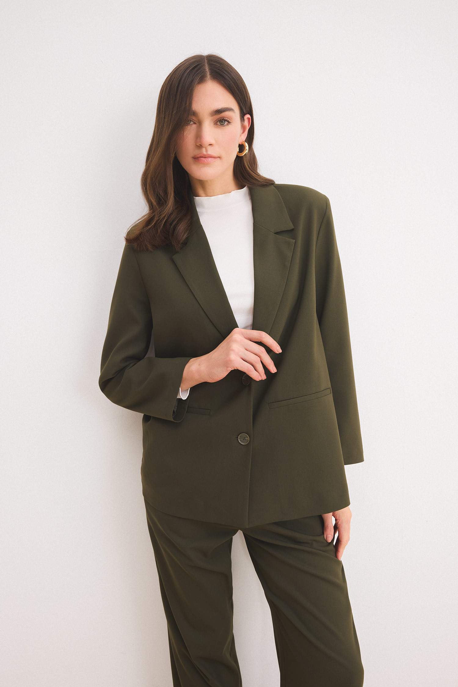 فيست بليزر قصة عادية بياقة بليزر