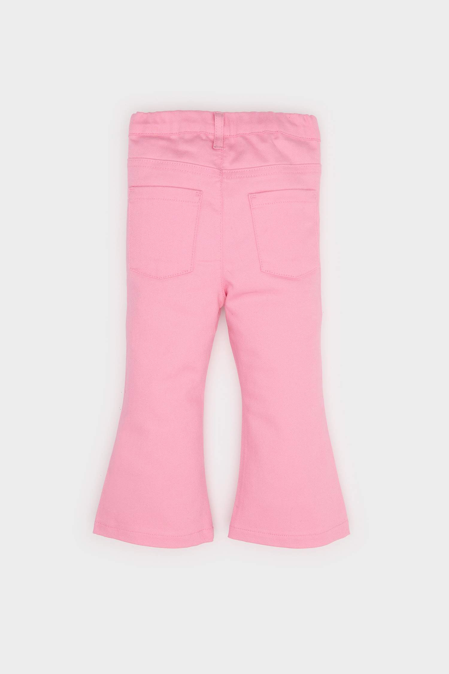 بنطلون بناتي برجل واسع جبردين شارلستون زهري