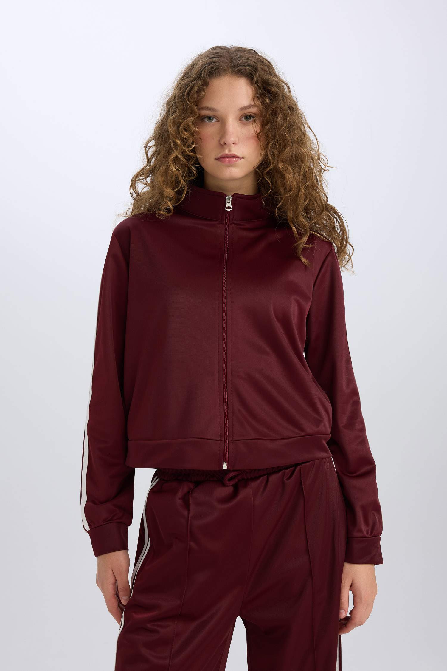 Oversize Geniş Kalıp Cepli Fermuarlı Spor Hırka