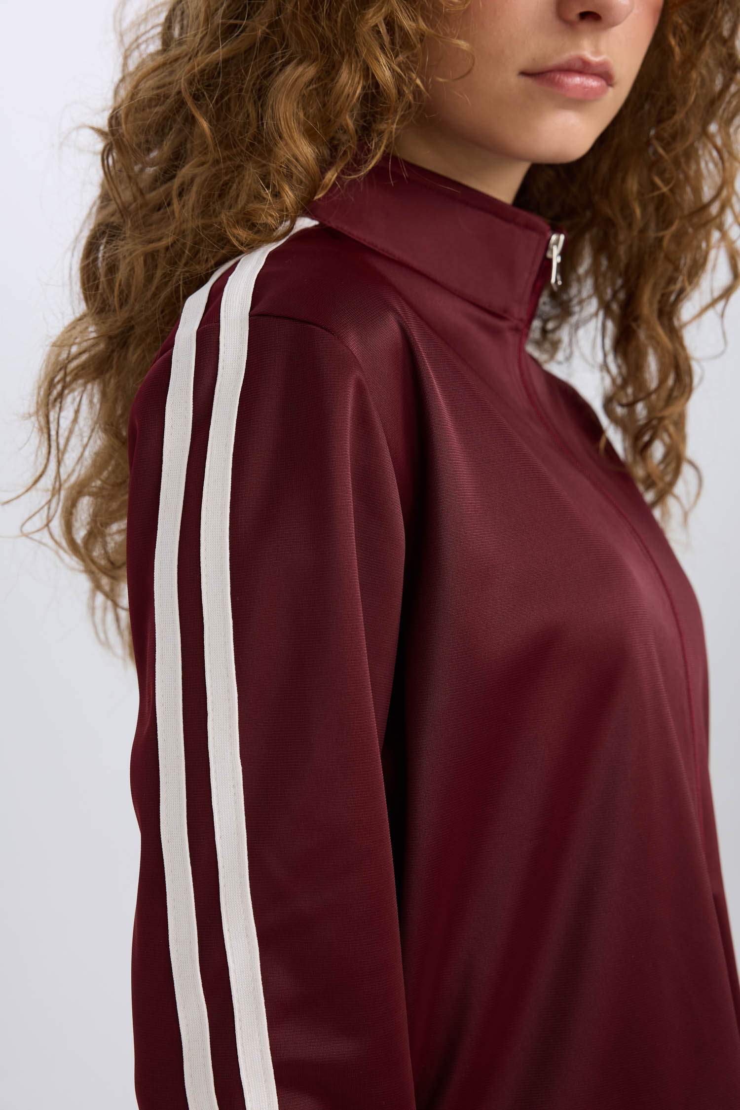 Oversize Geniş Kalıp Cepli Fermuarlı Spor Hırka