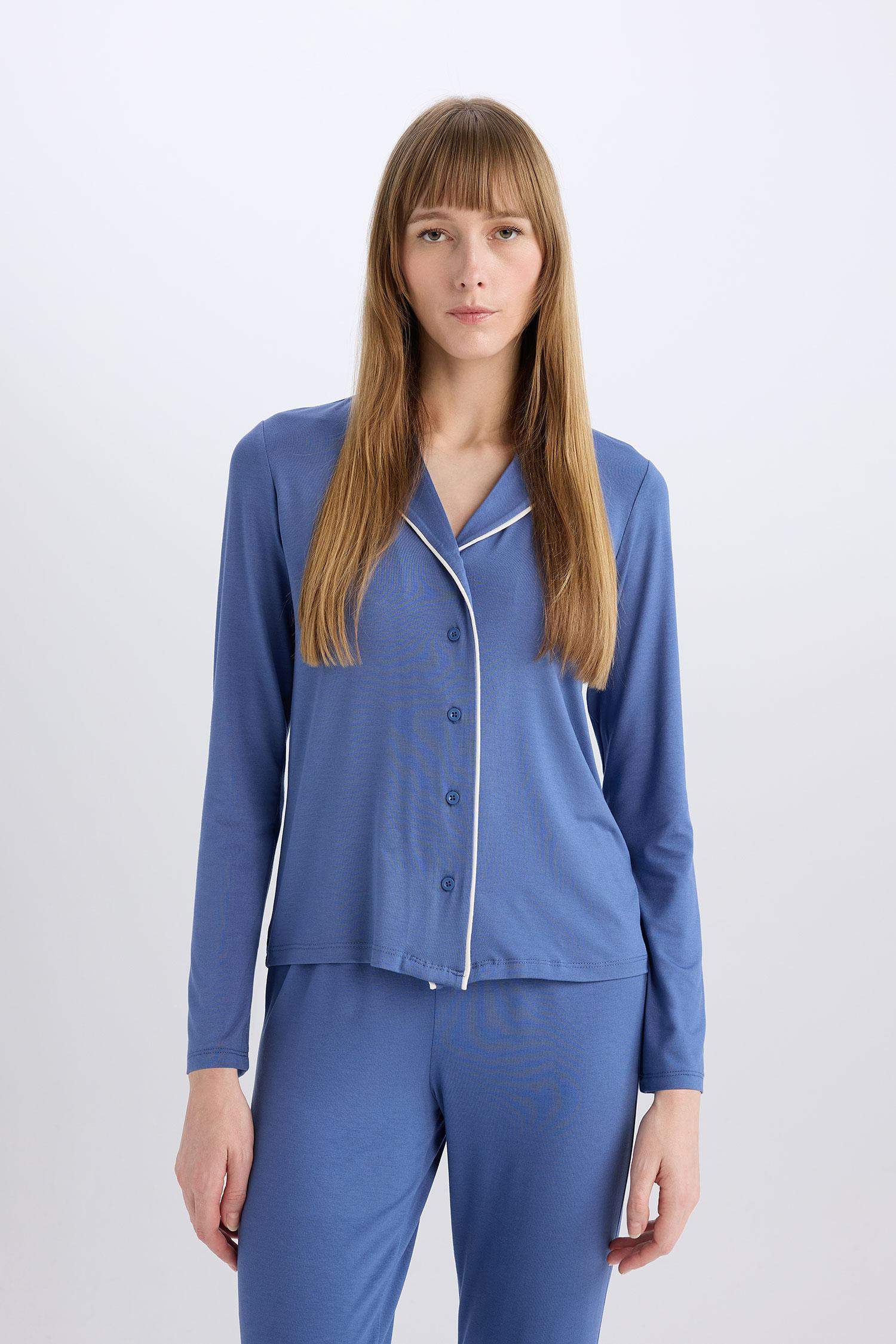 Pijama Takımı Regular Fit Uzun Kollu Üst Uzun Alt