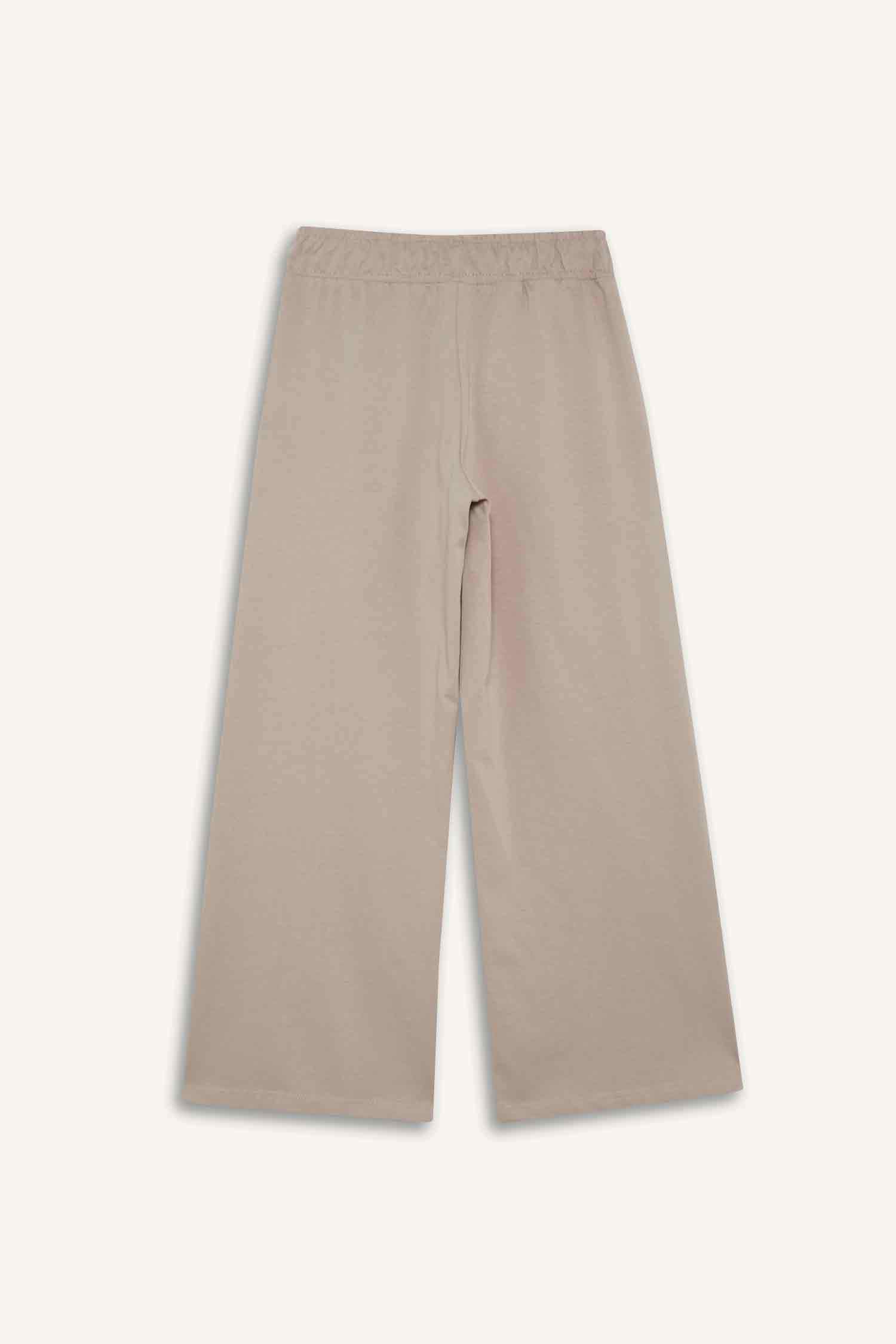 Pantalon large à taille élastique pour fille
