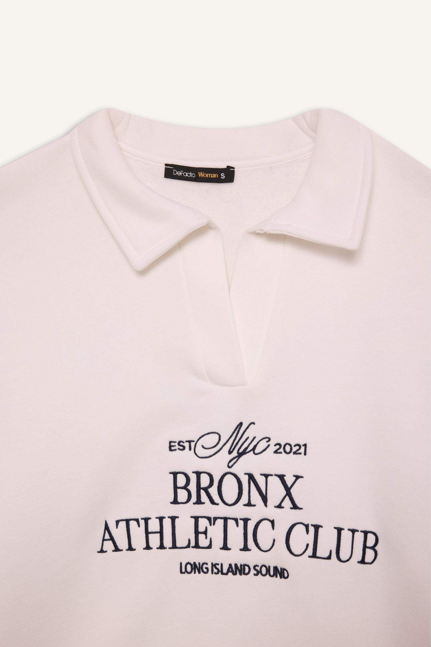 үлкен пішім қала дөңгелек жаға Свитер