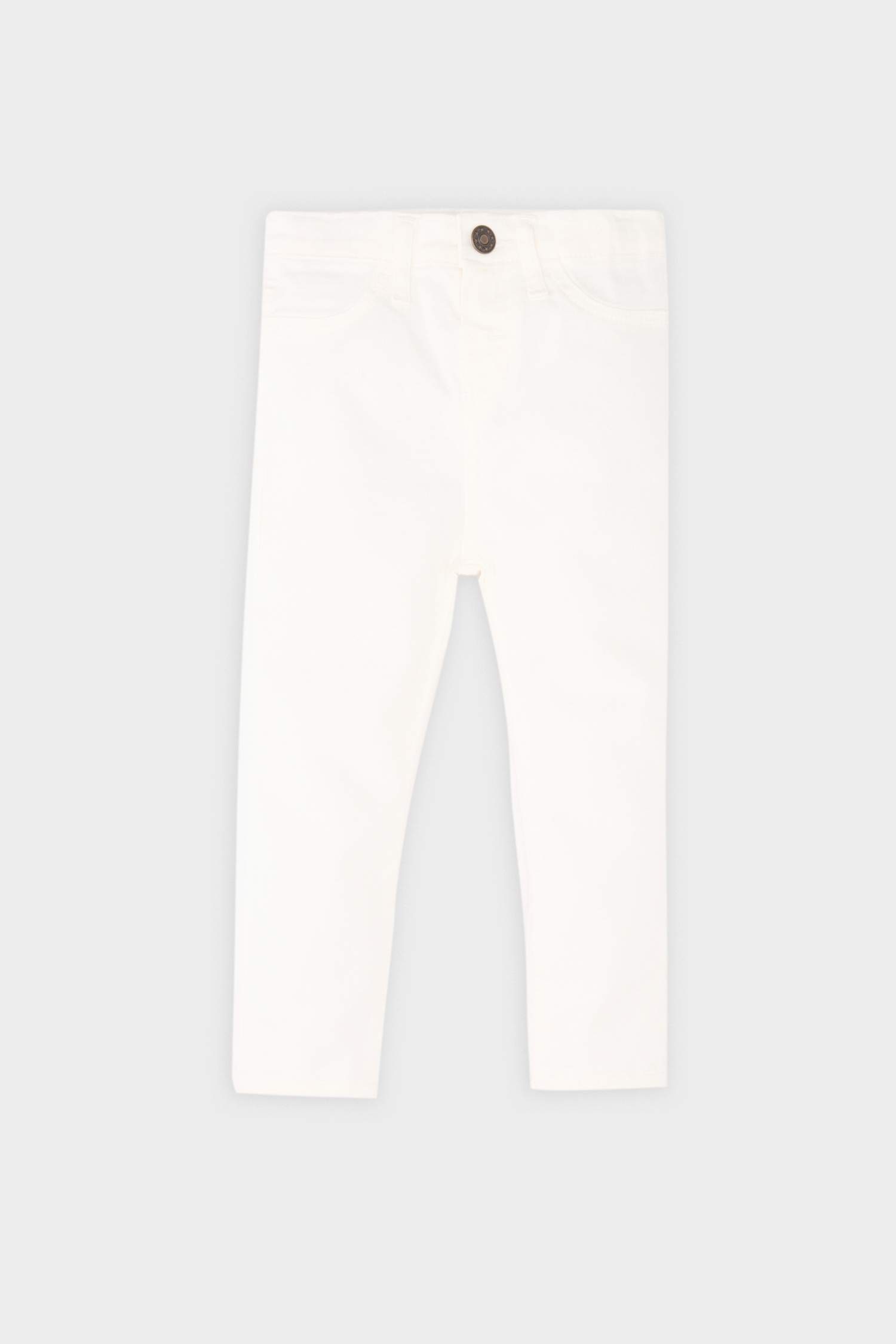 Pantalon Jean blanc basique pour bébé garçon