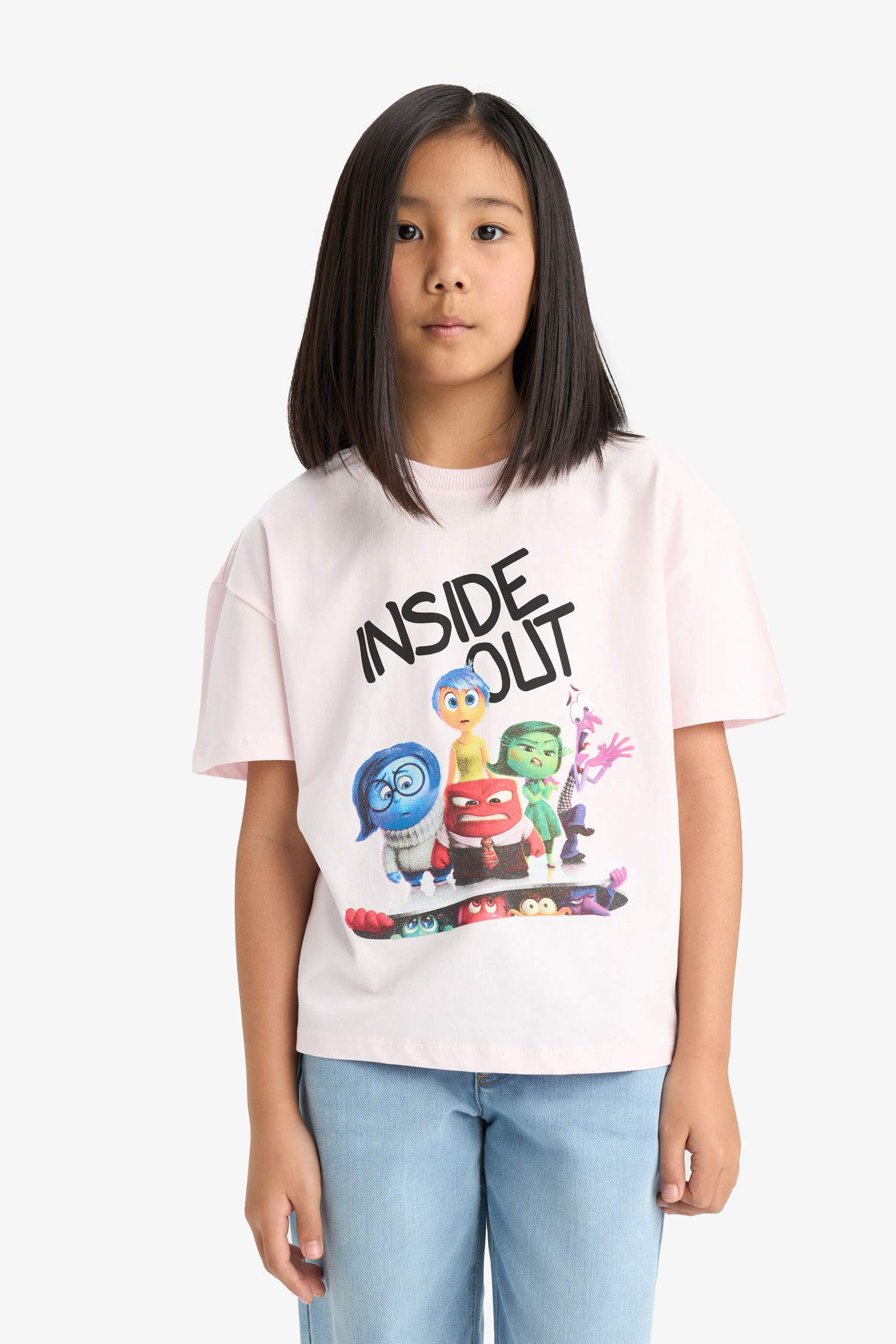Girl Relax Fit Crew Neck T-Shirt