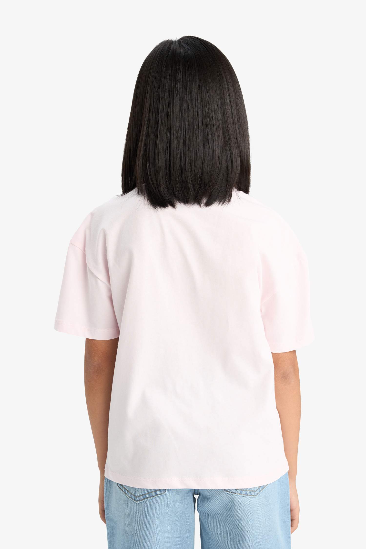 Girl Relax Fit Crew Neck T-Shirt