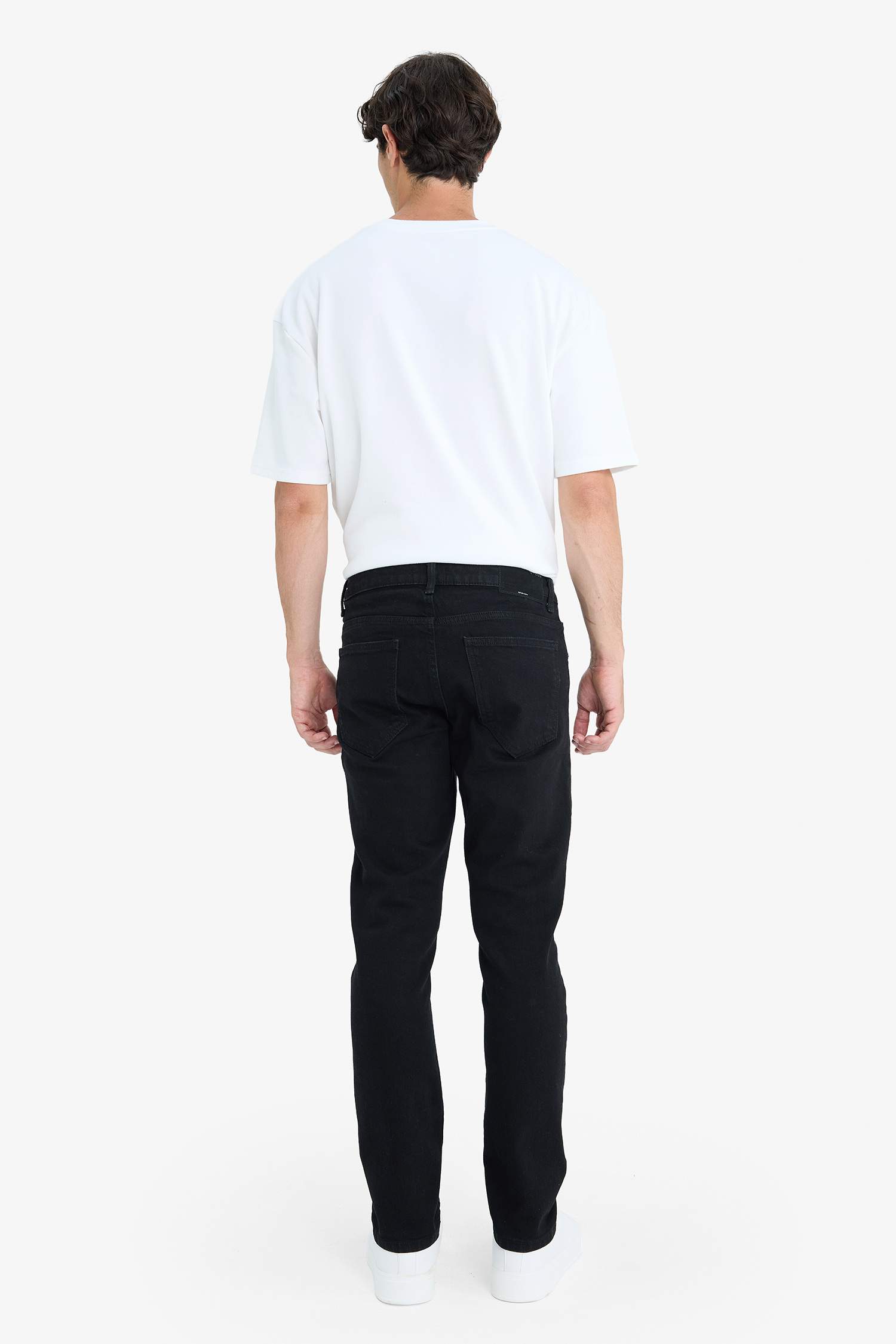 Pedro Slim Fit Super Skinny Hem Denim Trousers