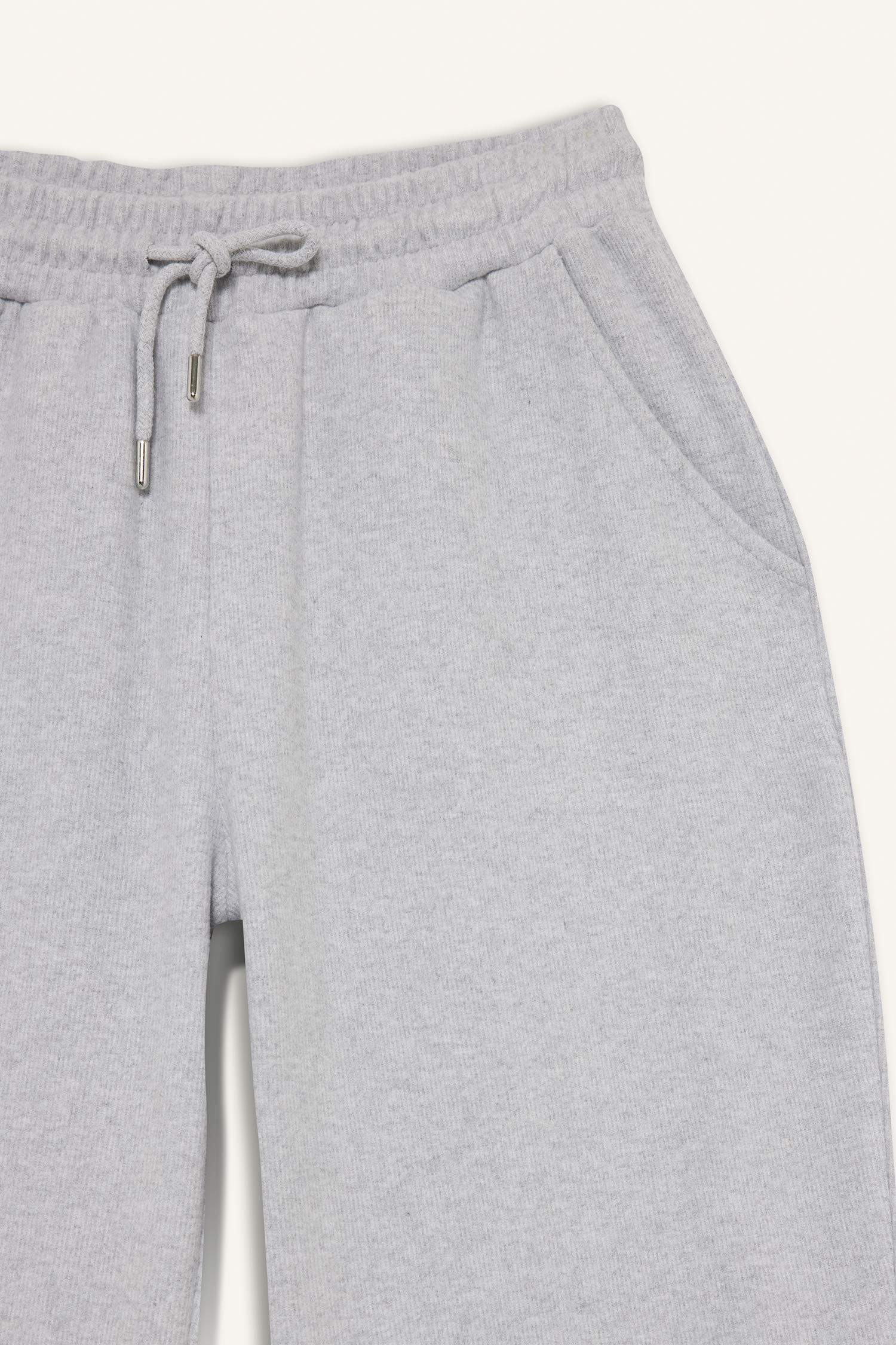 بنطلون سويت بانتس وايد ليج برجل واسع برباط