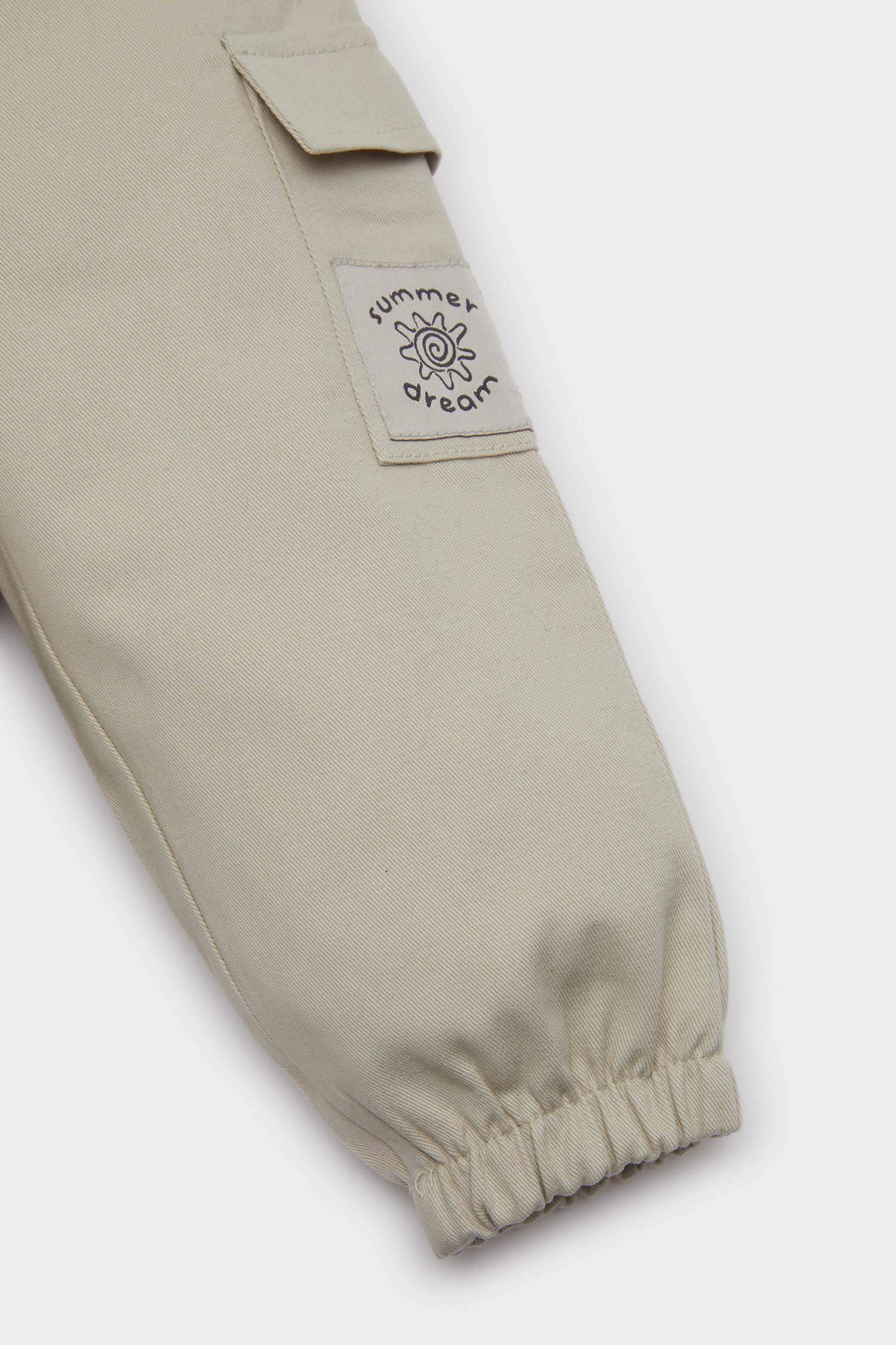 Regular Fit Gabardine Pocket Trousers