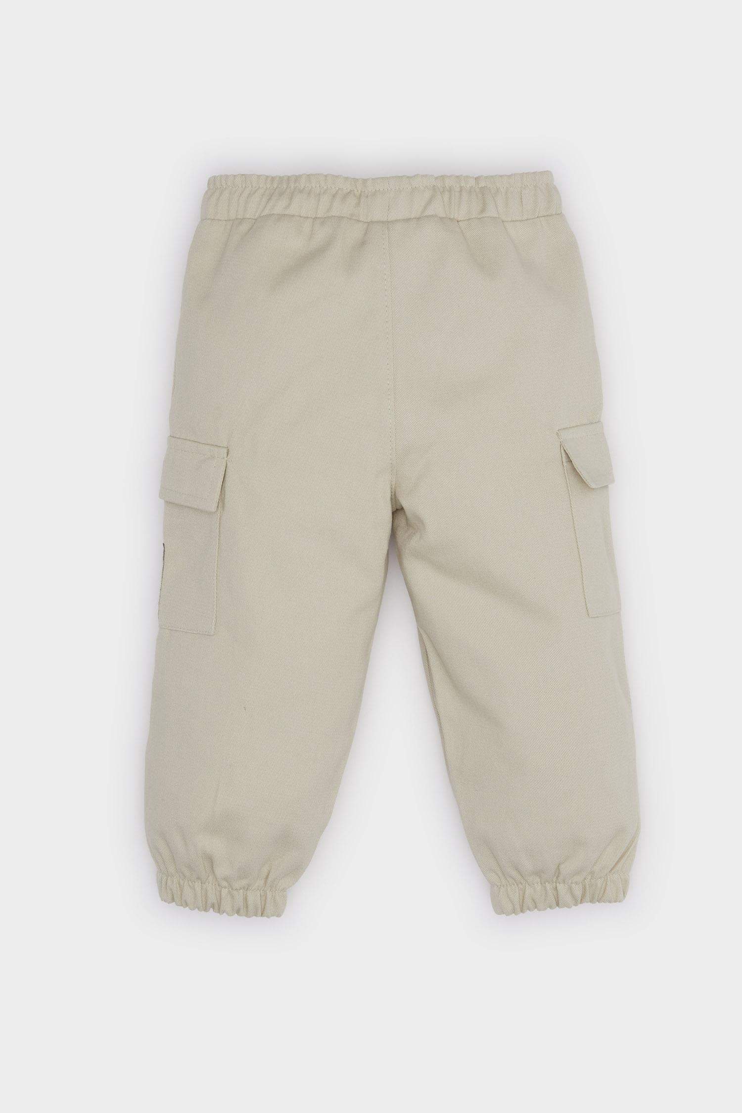 Regular Fit Gabardine Pocket Trousers