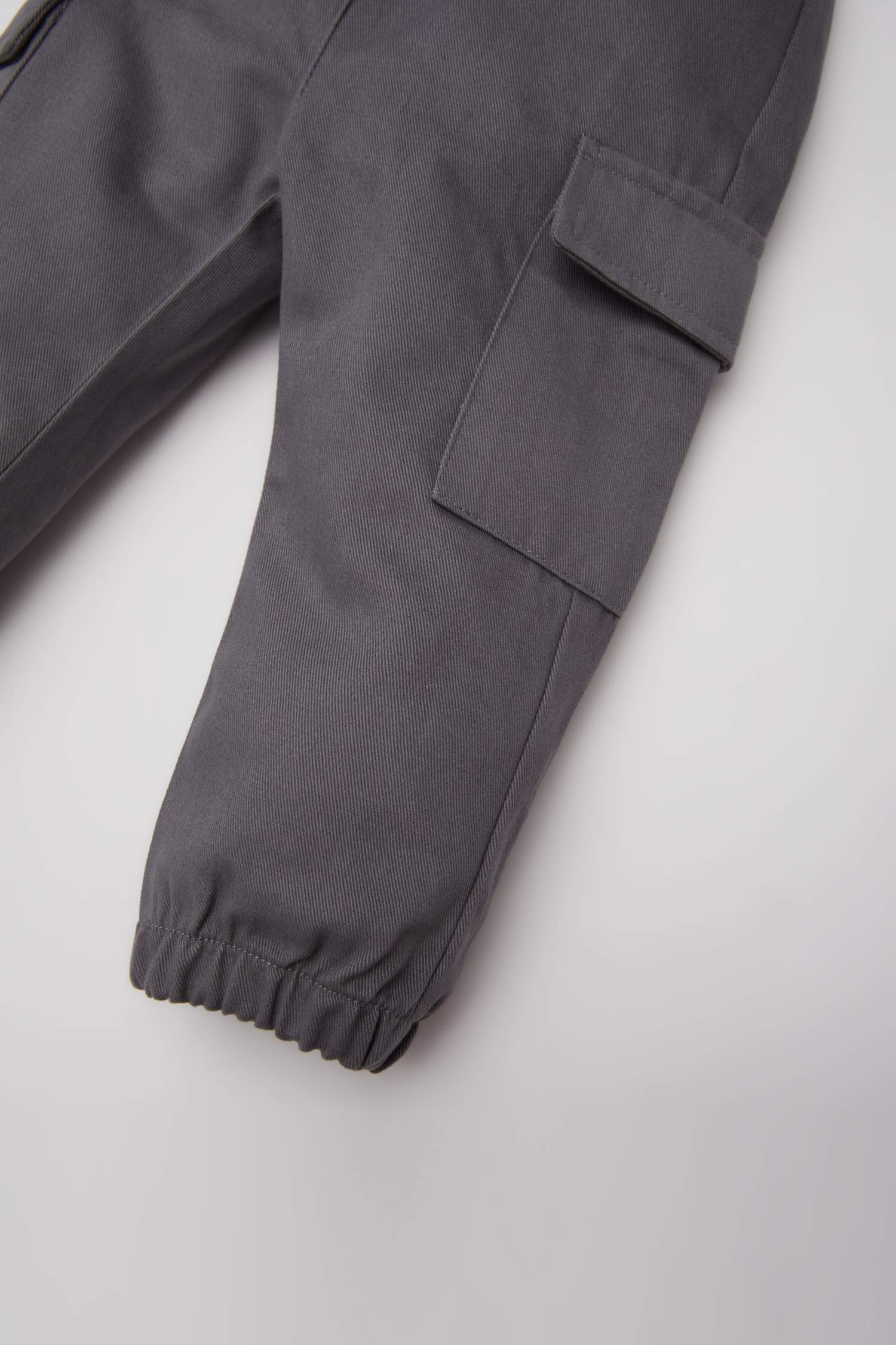 Baby Boy Elastic Waist Leg Gabardine Trousers