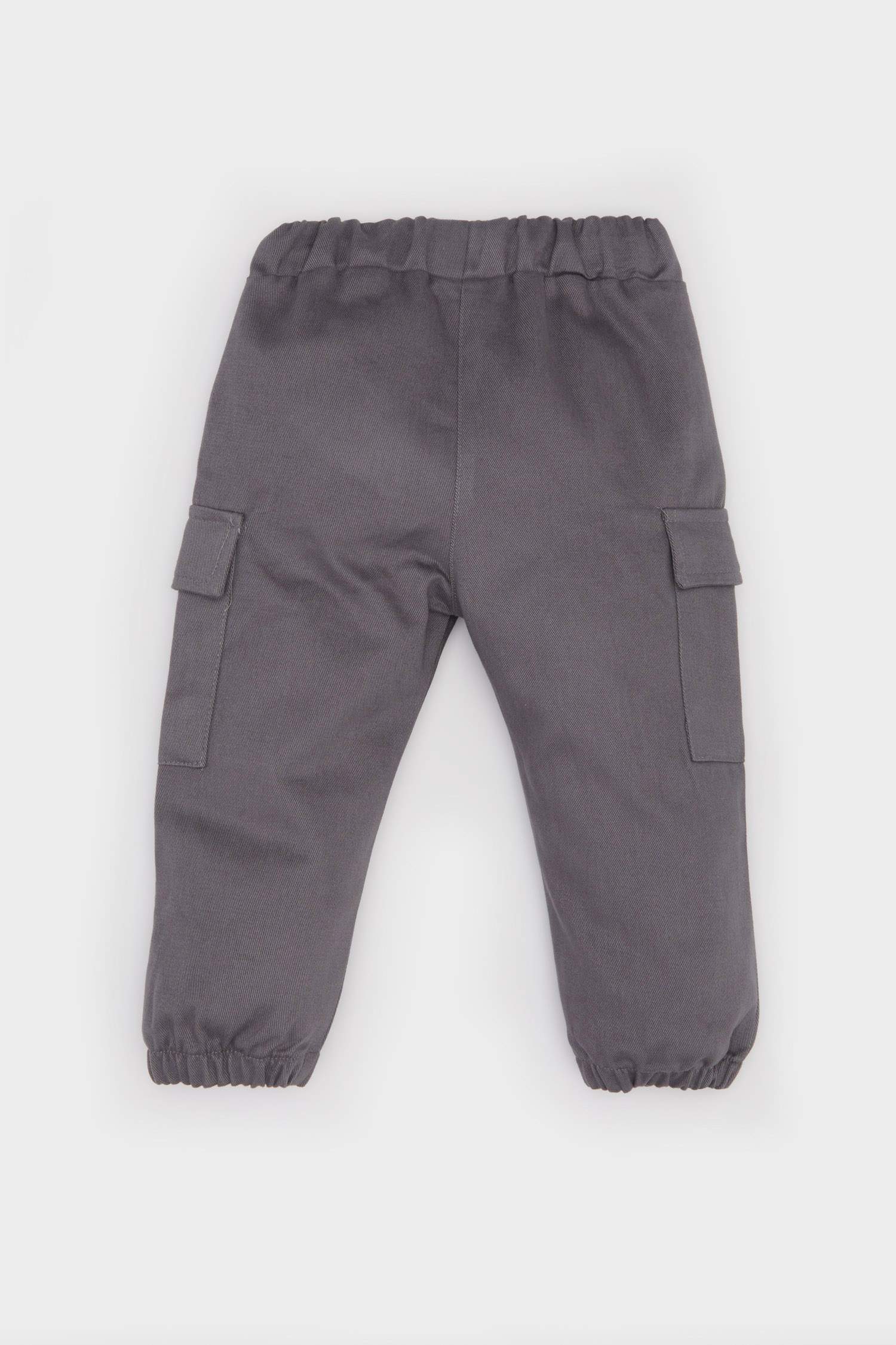 Baby Boy Elastic Waist Leg Gabardine Trousers