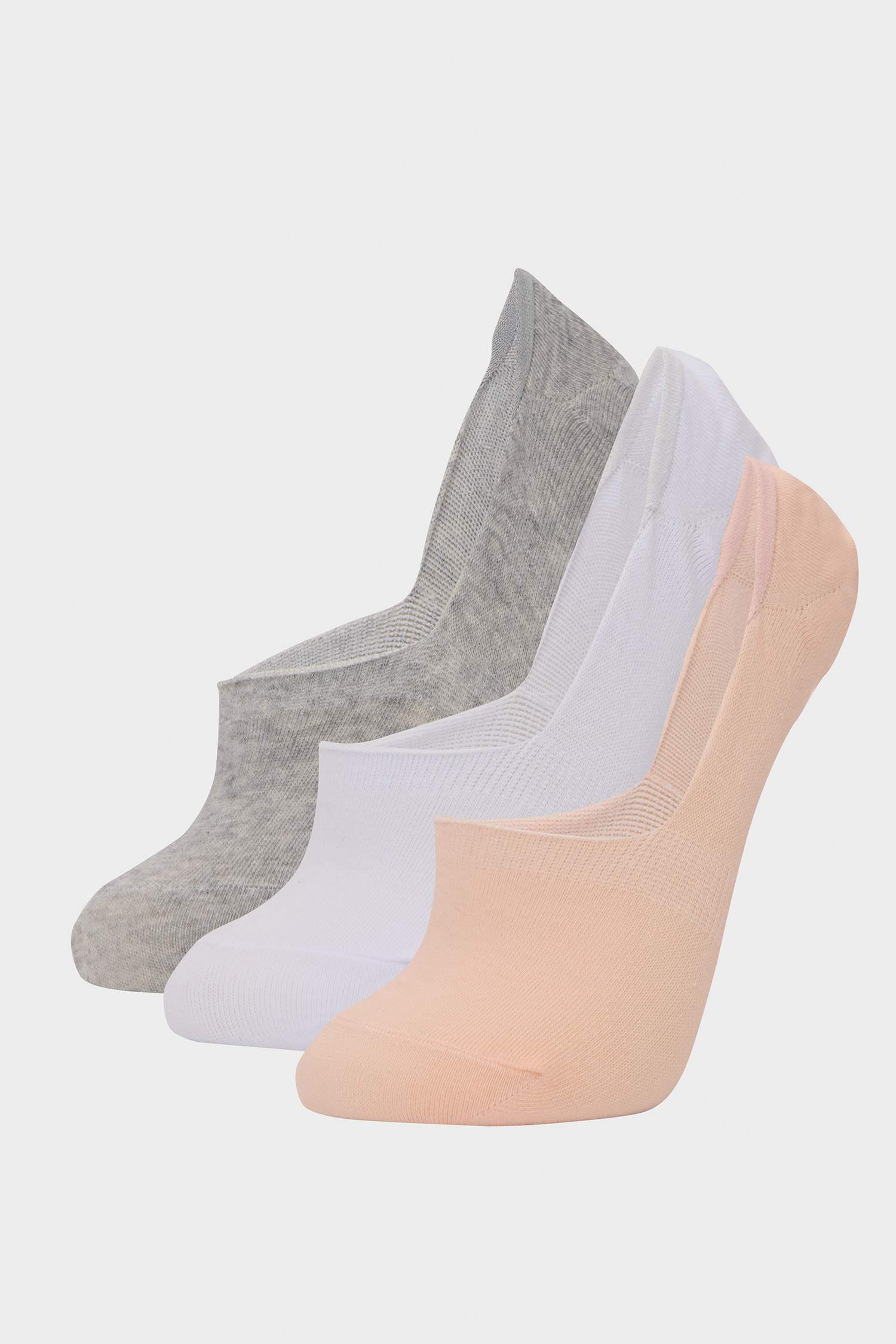 جوارب فلات قطن بيزك - 3 قطع