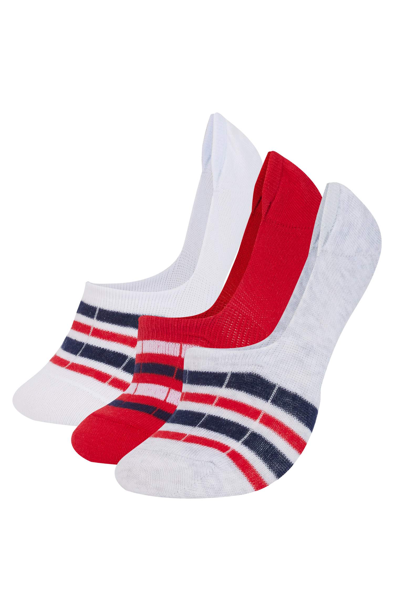 Woman 3 Piece Cotton Ballerina Socks