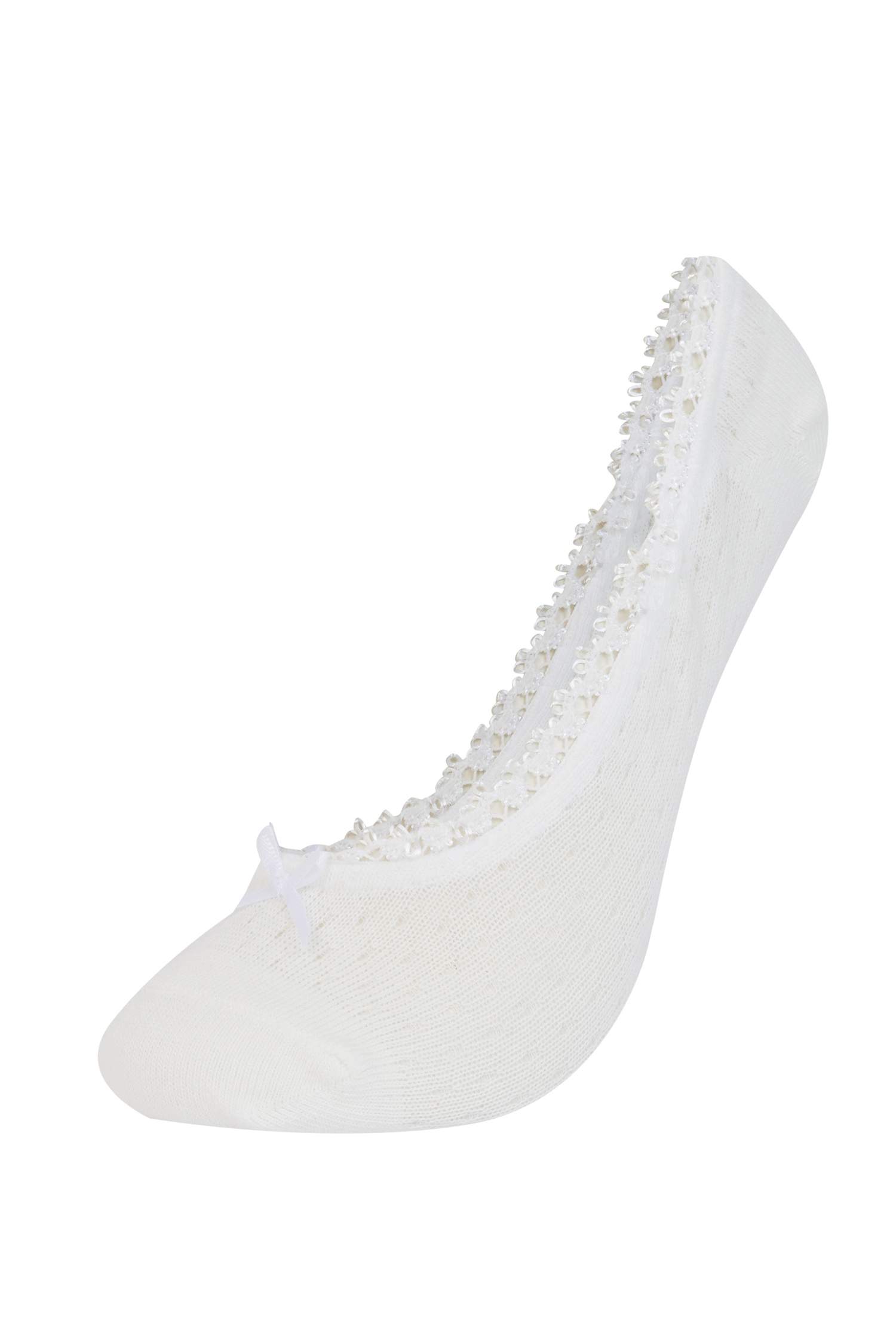 Kadın 3'lü Pamuklu Babet Çorap