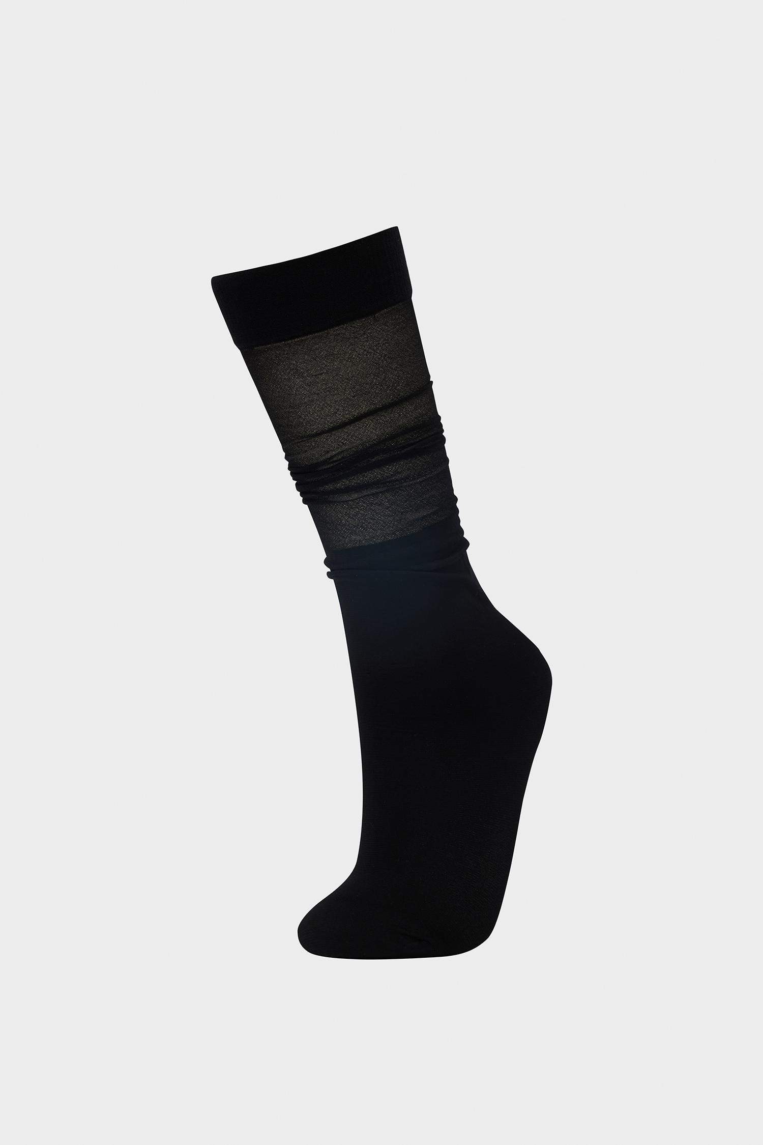 Kadın 3'lü 40 Denye Diz Altı Çorap