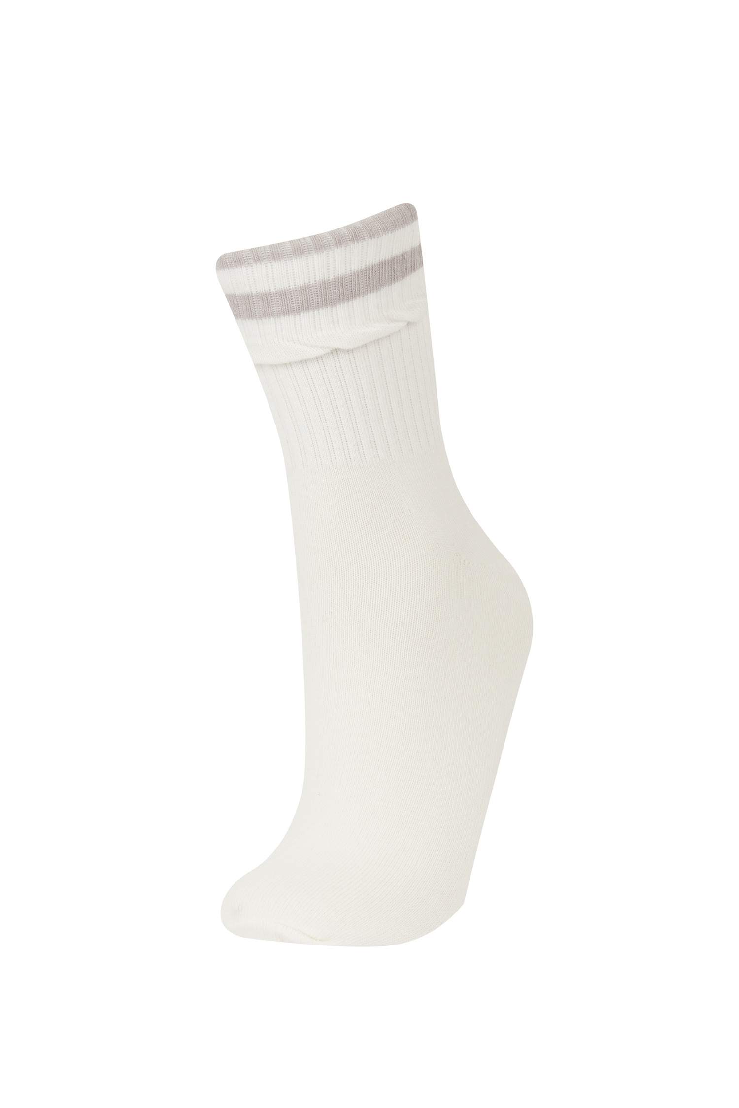 Kadın 2'li Pamuklu Uzun Çorap