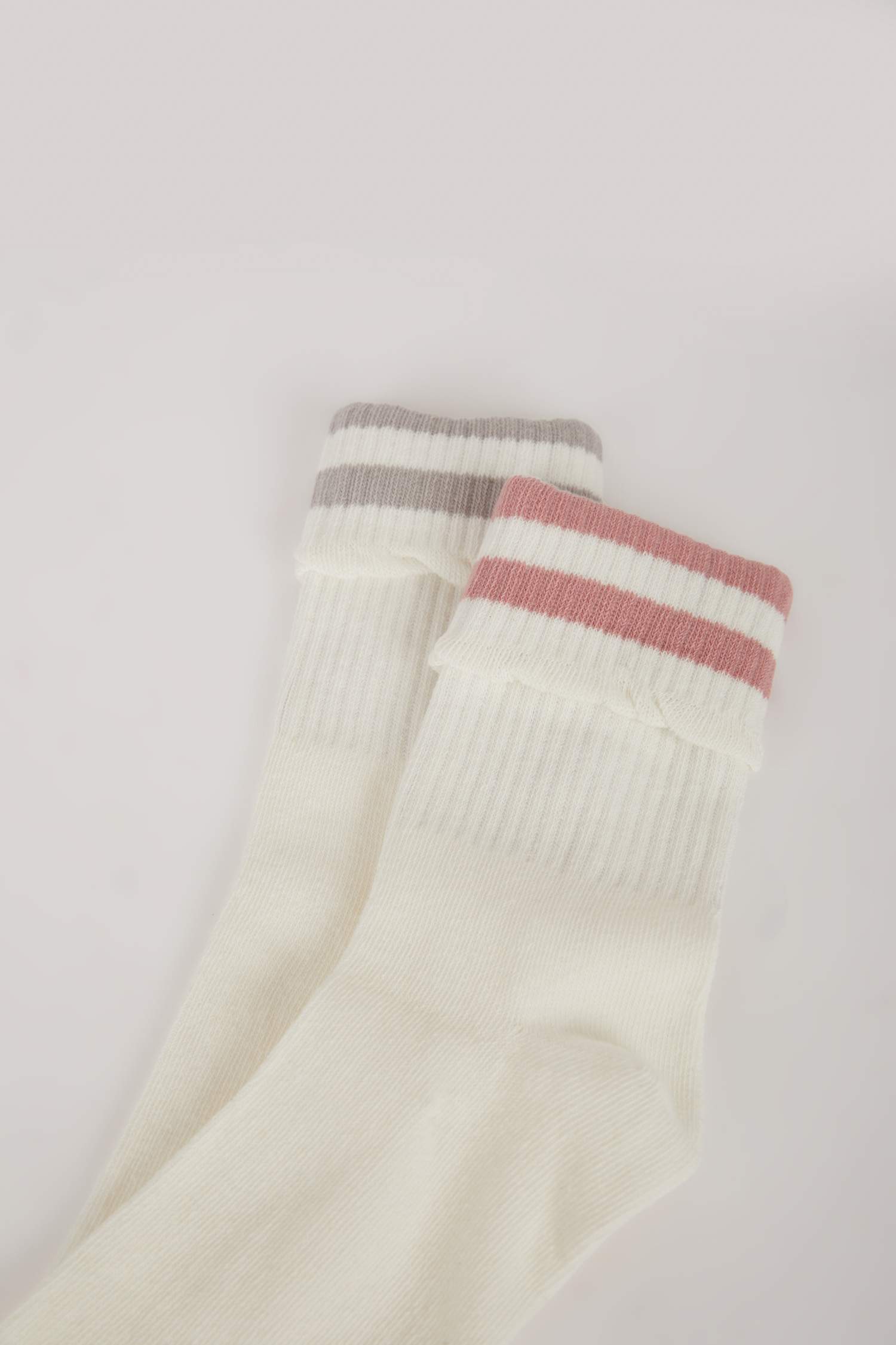 Kadın 2'li Pamuklu Uzun Çorap
