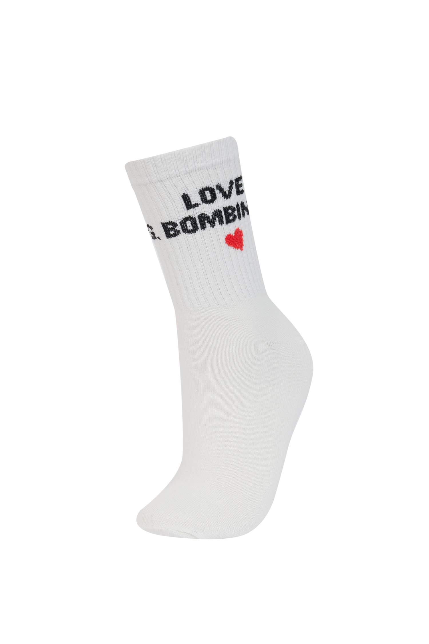 Woman Comfortable Elastic 3 Piece Cotton Long Socks