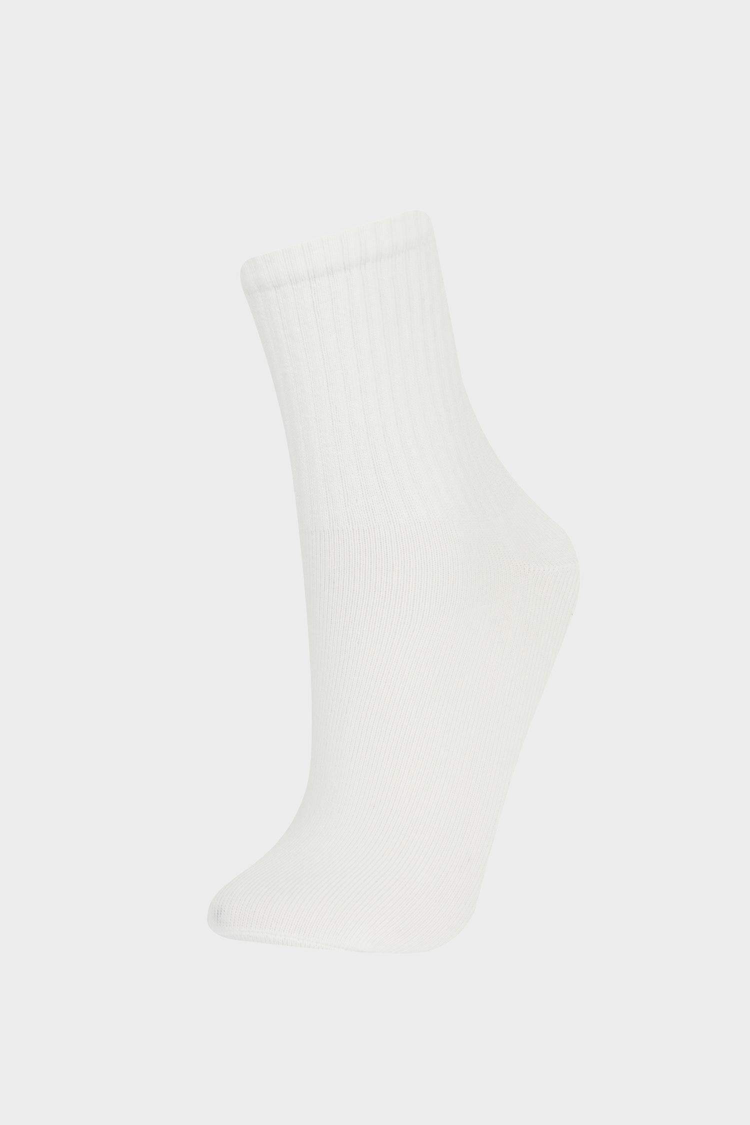 Женские удобные длинные хлопковые носки с эластичной резинкой, набор из 3