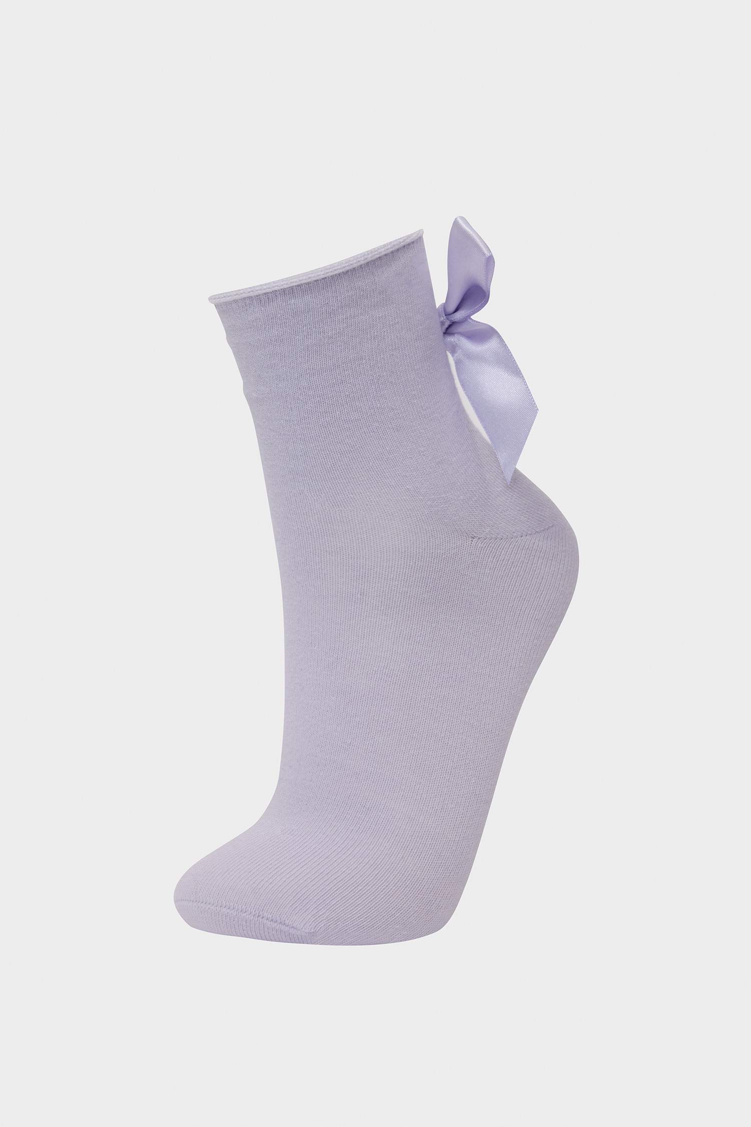 Kadın Kurdele 2'li Pamuklu Soket Çorap