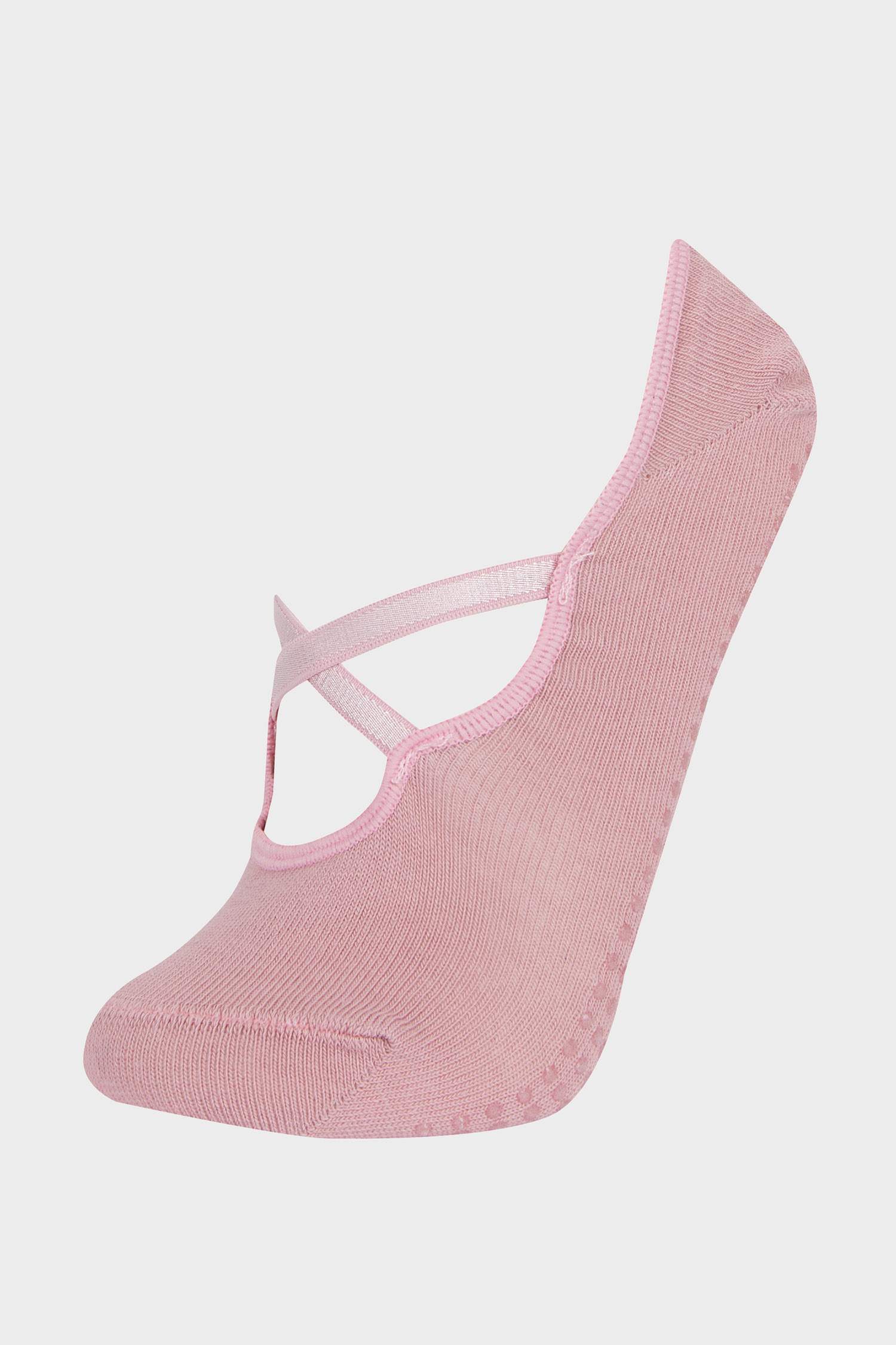 Woman 2 Piece Cotton Pilates Socks