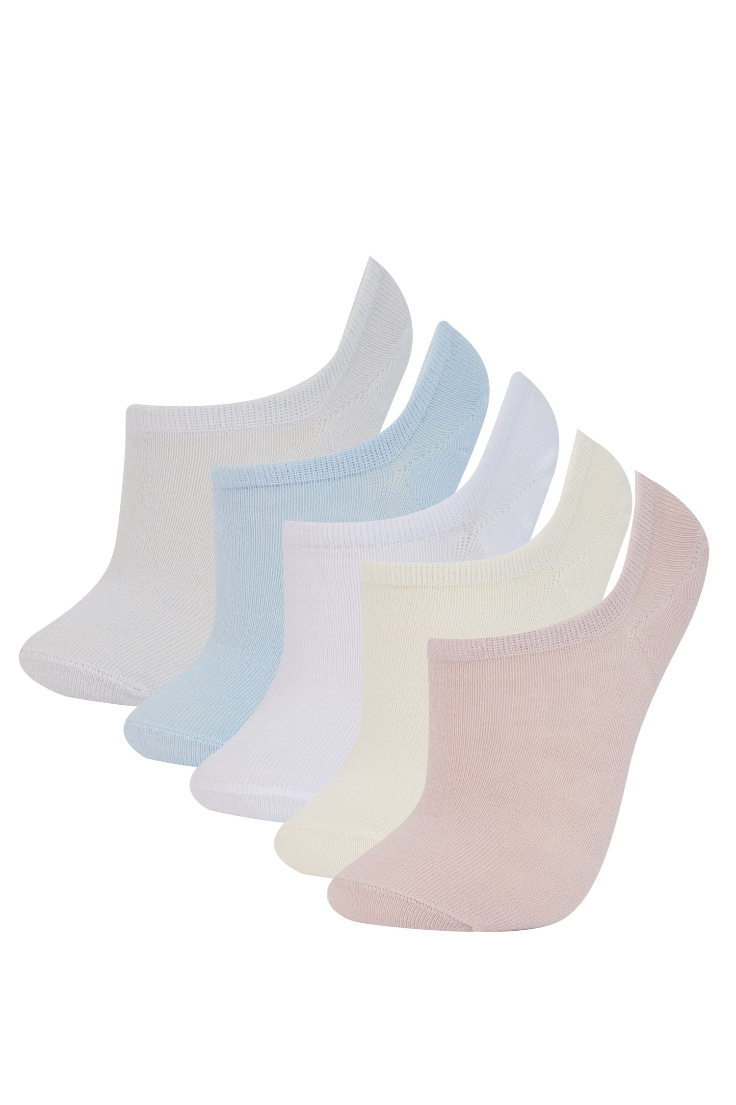 Woman Basic 5 Piece Step Socks