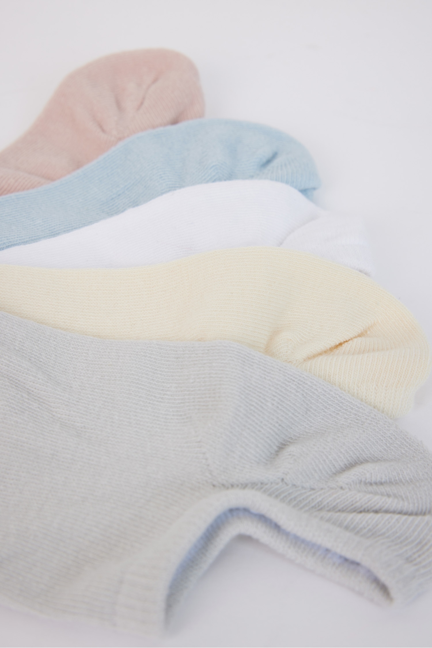 Woman Basic 5 Piece Step Socks