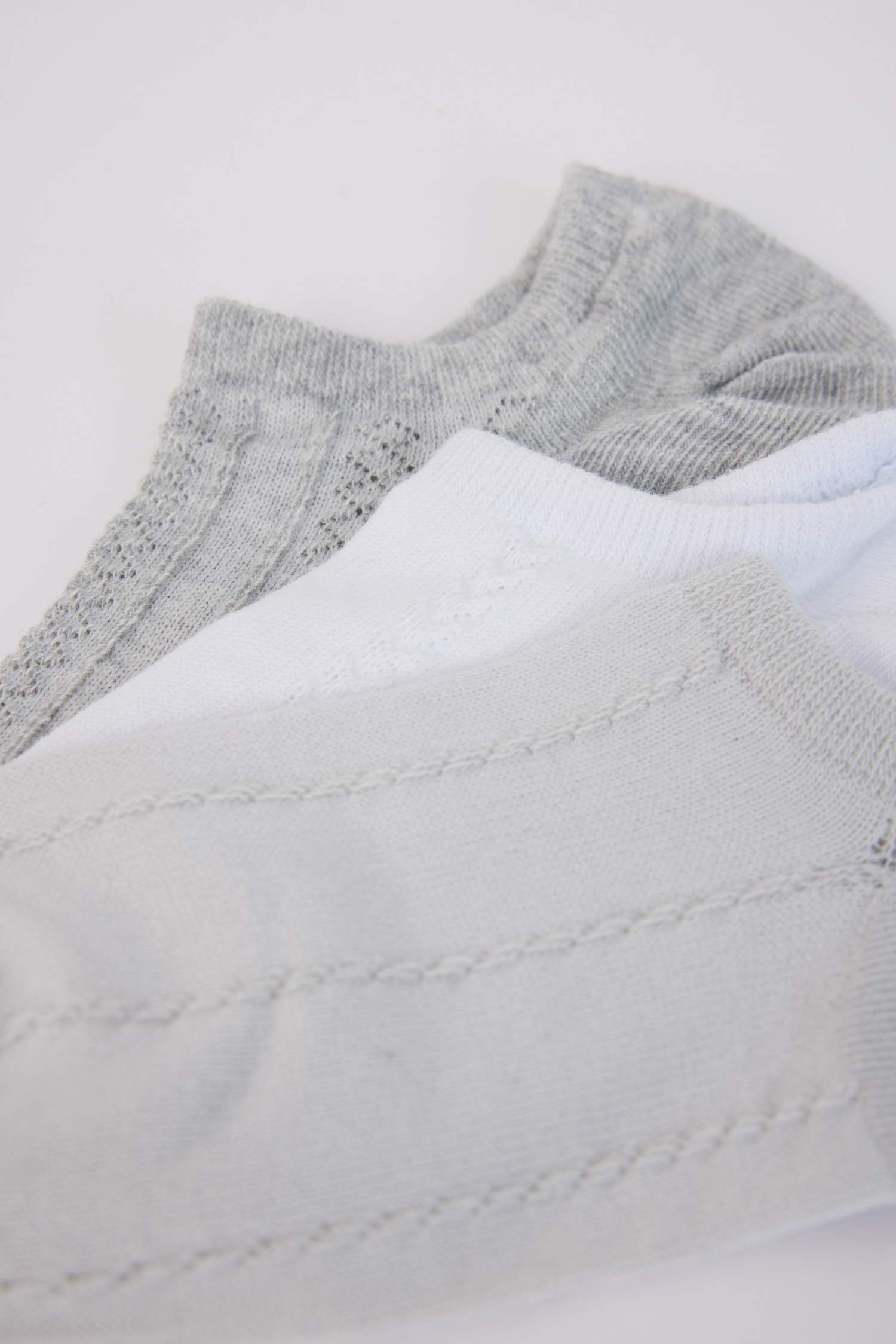 Женские носки-сникеры 3 в 1 из хлопка.