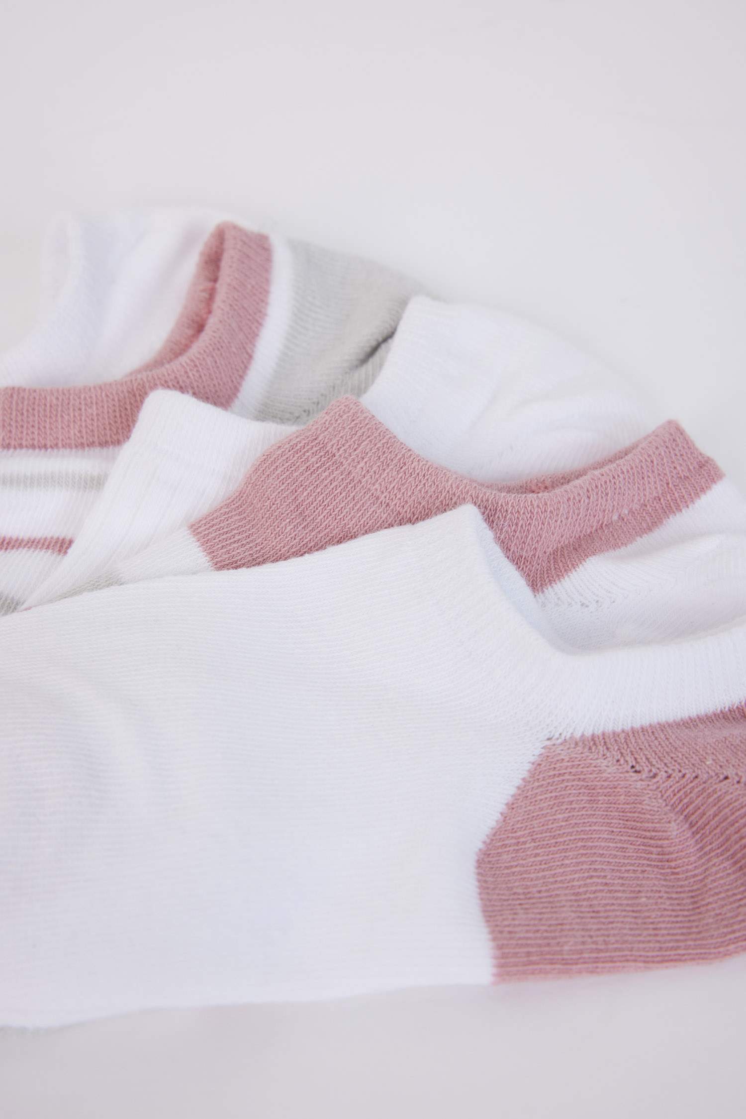 جوارب سنيكيرز قطن نسائي - 5 قطع