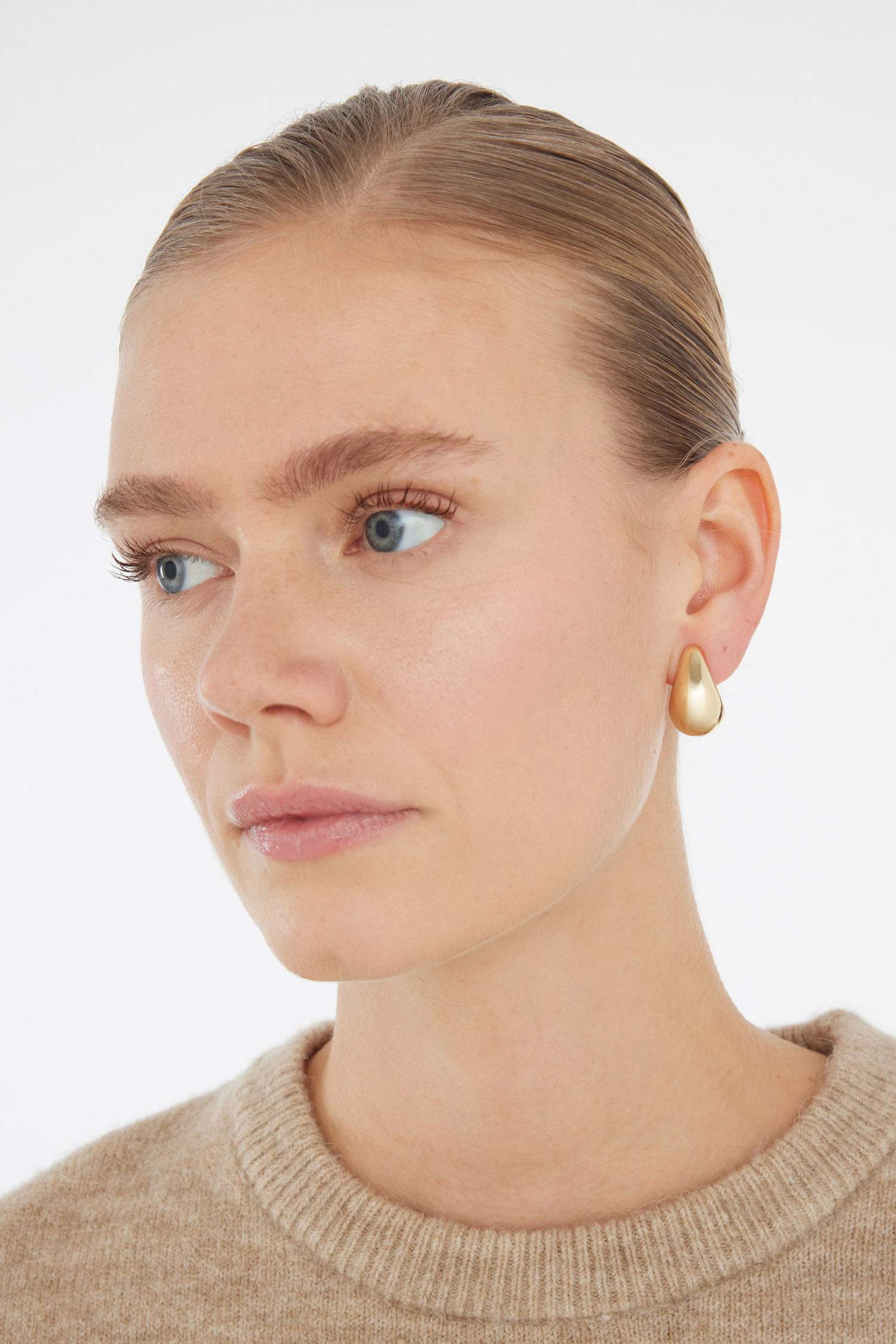 Kadın 2'li Gold Küpe