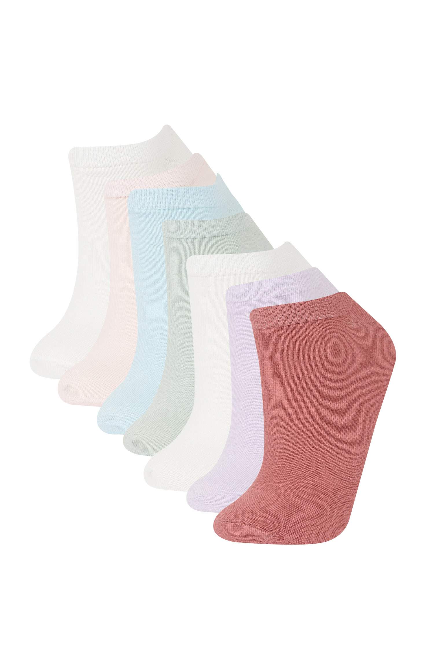Woman Basic 7 piece Short Socks