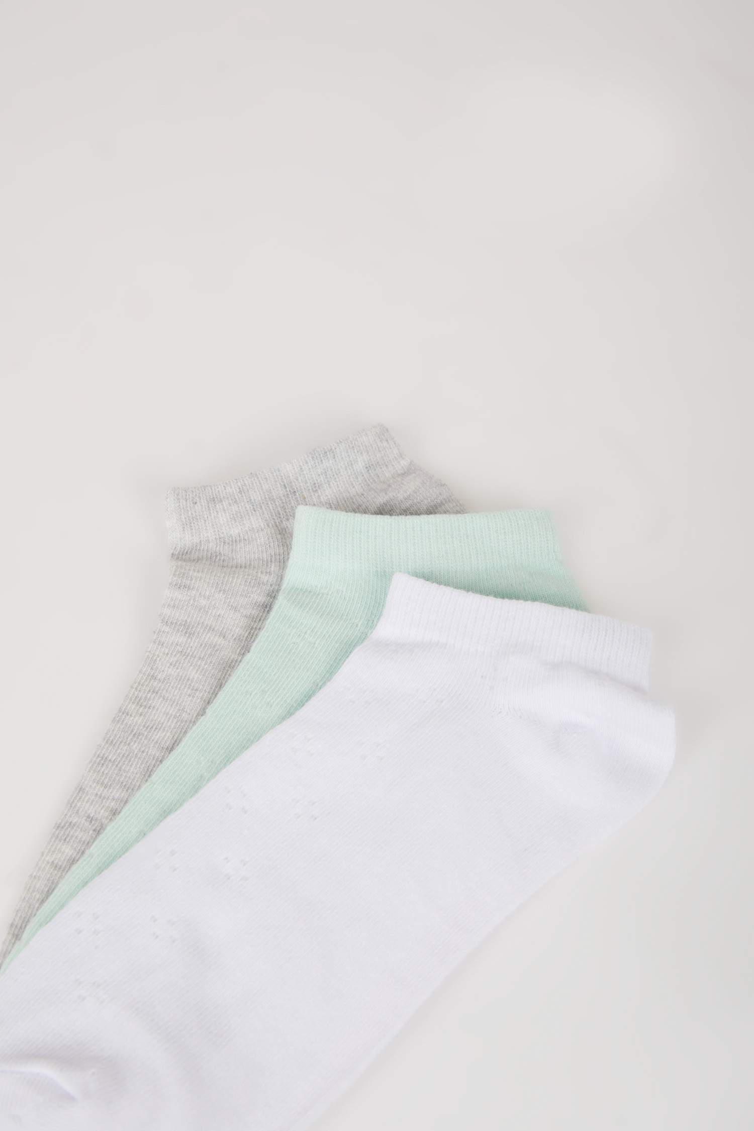 Lot de 3 paires de Chaussettes courtes en coton pour femme