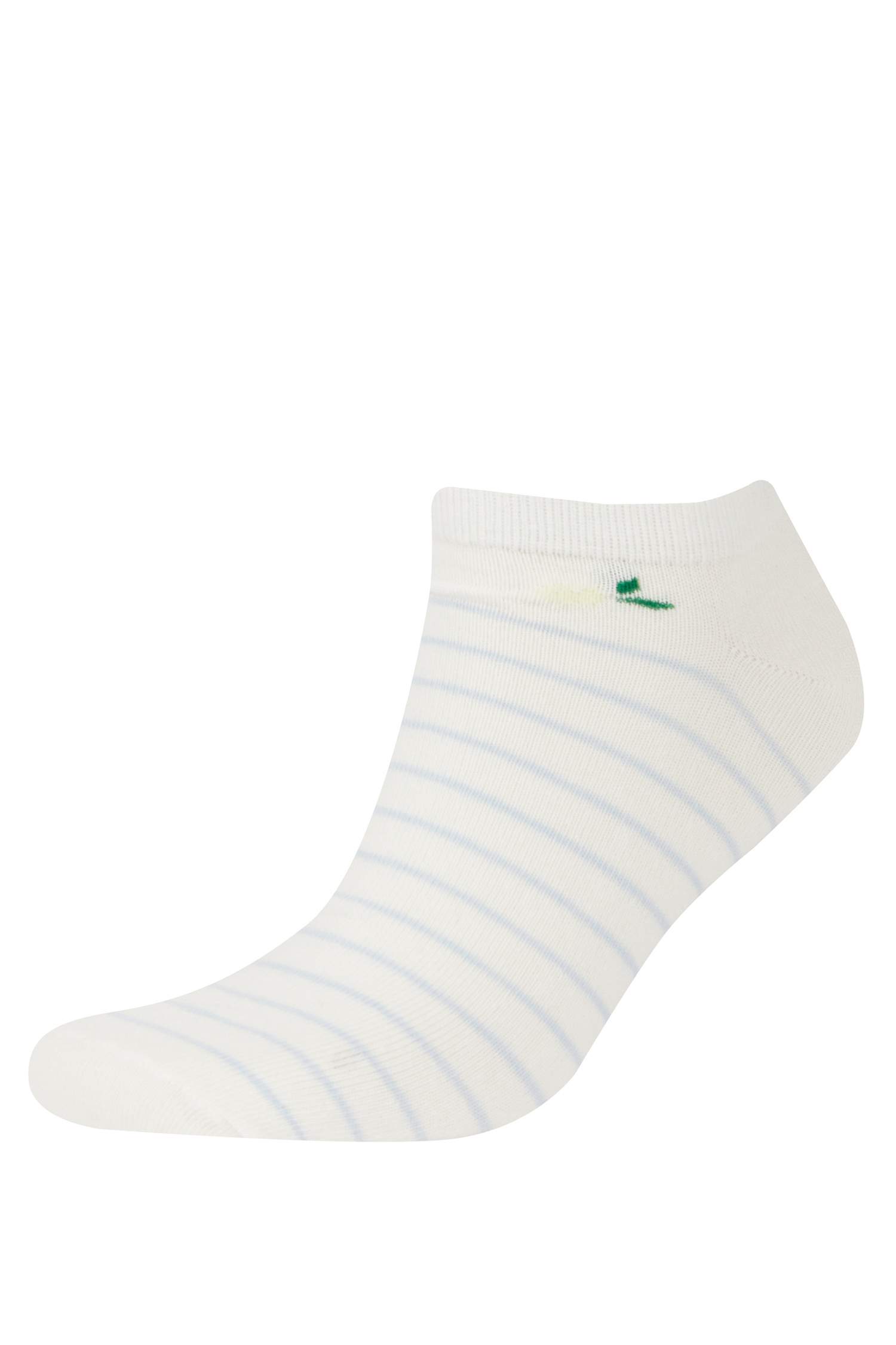 جوارب نسائي قصيرة قطن - 3 قطع