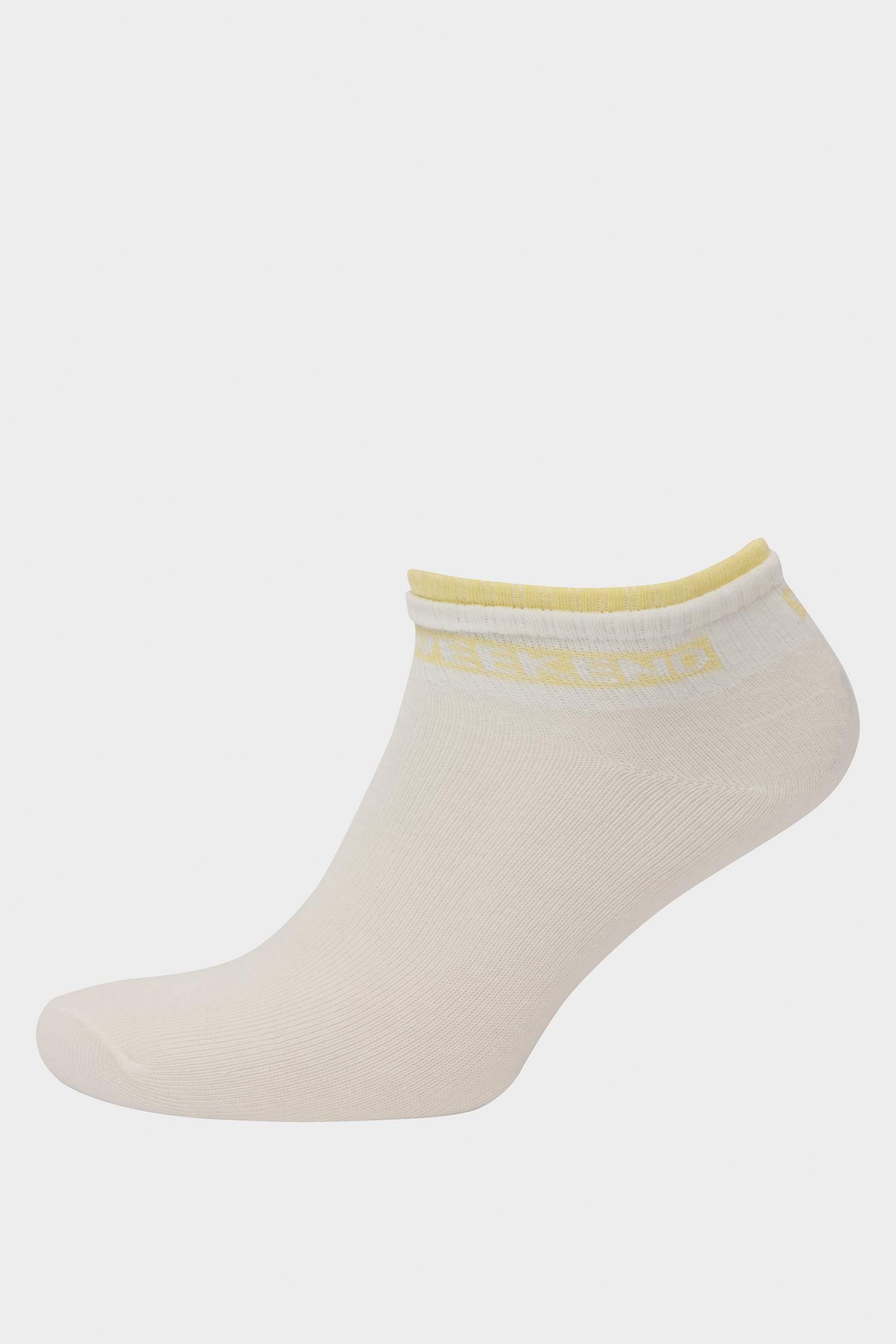 Woman Slogan 5 Piece Short Socks