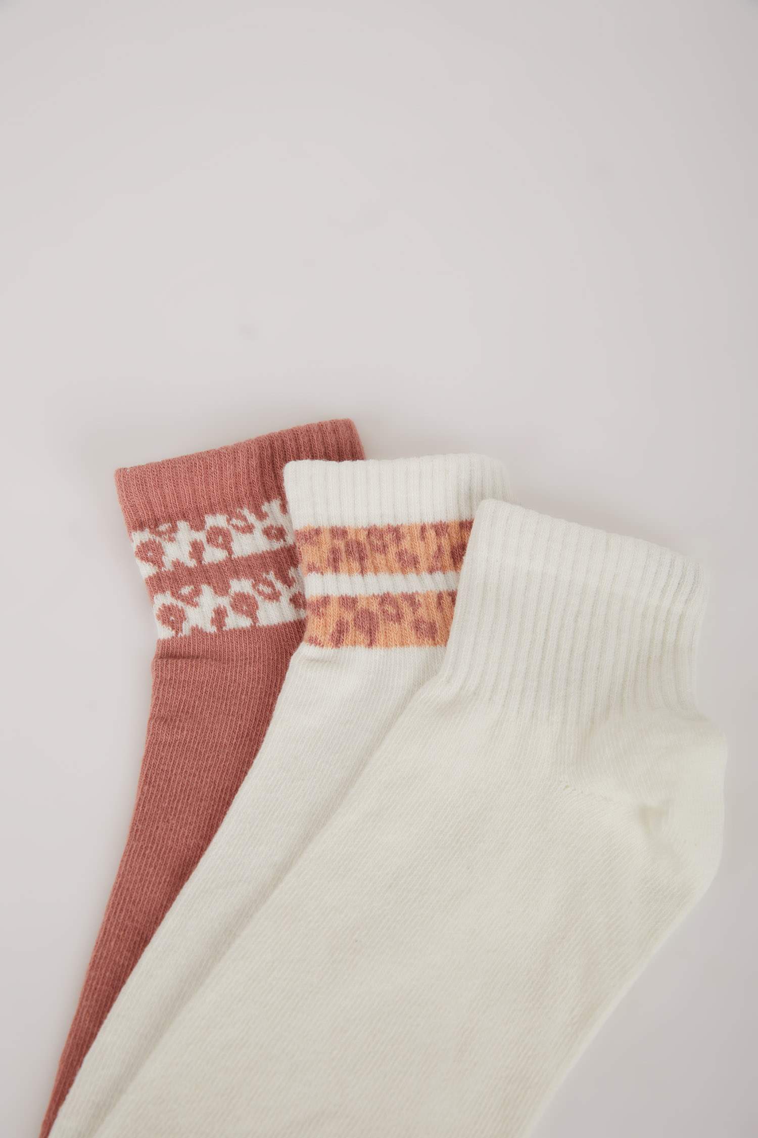 جوارب طويلة قطن - 3 قطع