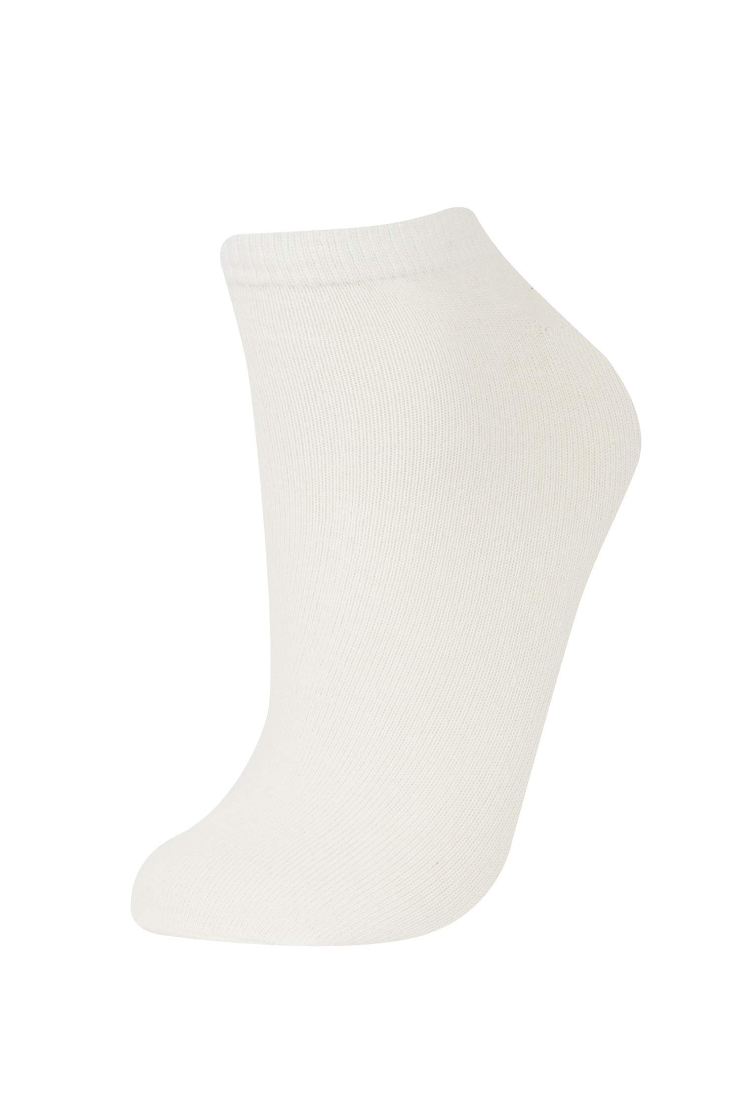 Kadın 5'li Pamuklu Patik Çorap