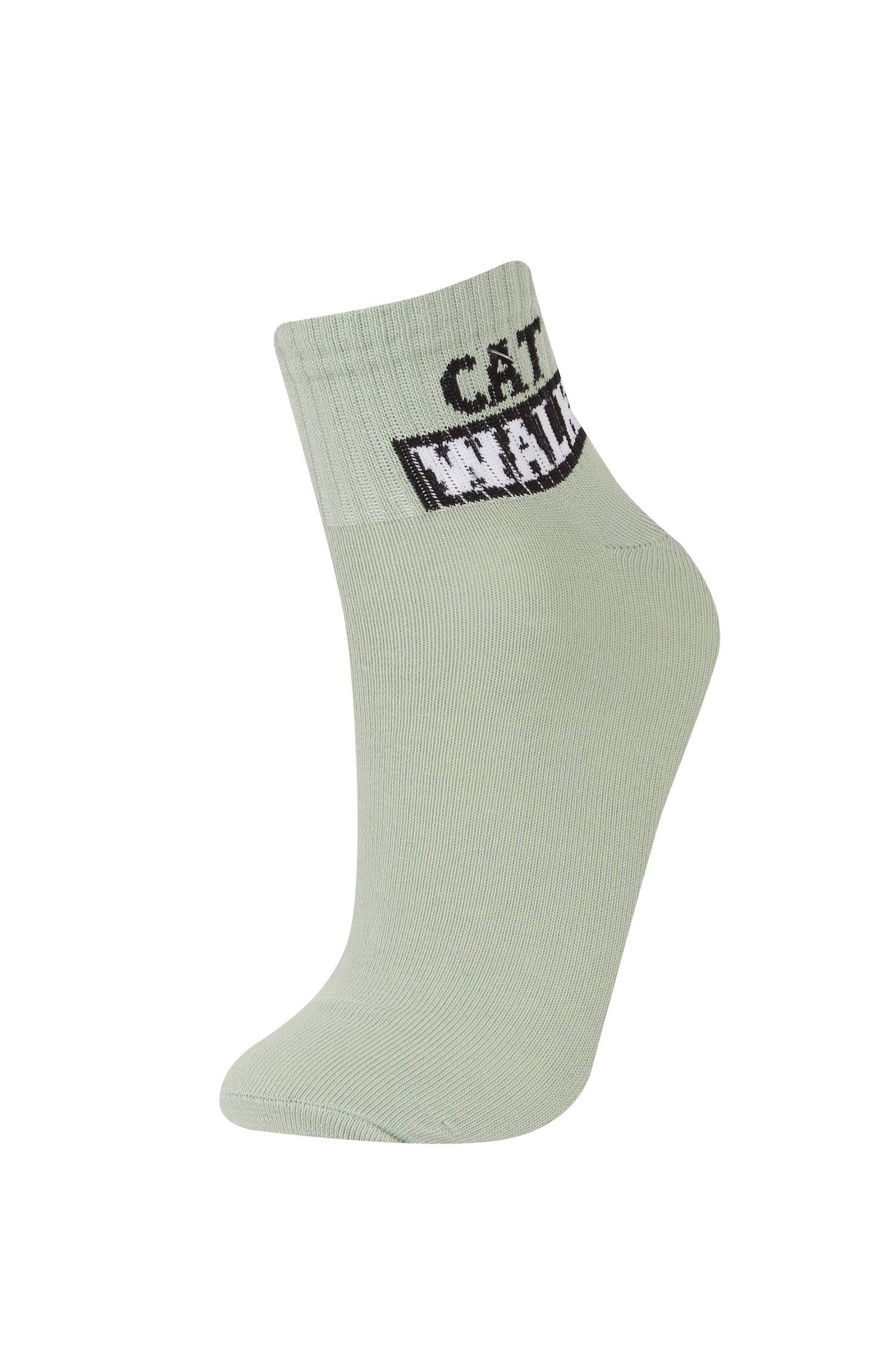 Kadın 3'lü Pamuklu Soket Çorap